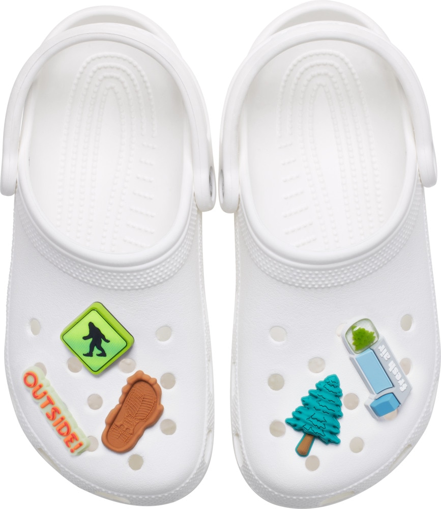 Crocs Schuhanstecker »Jibbitz™ Sasquatch Adventure« Set, Kein Spielzeug. Nicht für Kinder unter 3 Jahren geeignet, 5 Stk. Schuh Anstecker im Outdoor Look