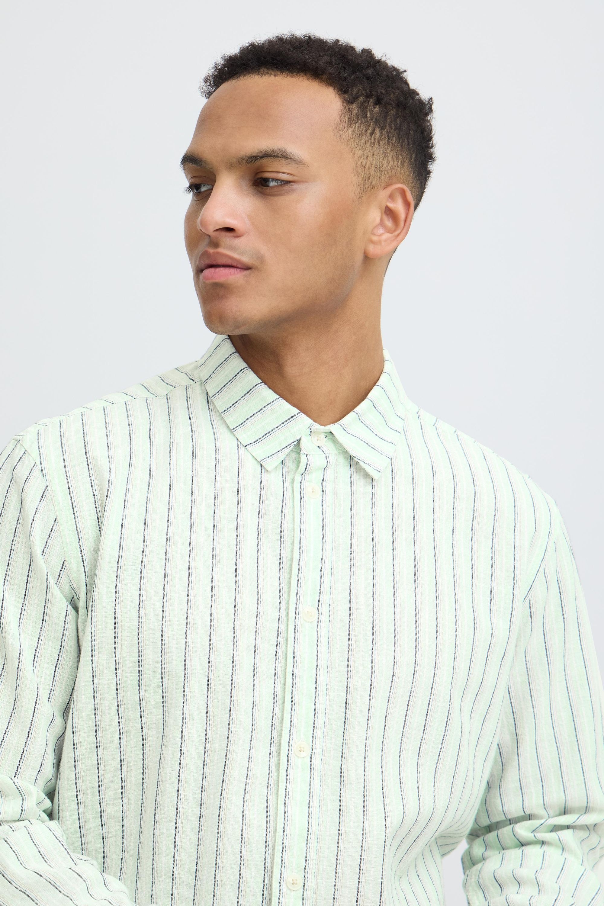 Blend Leinenhemd »Leinenhemd BHAban Linen Mix Striped«
