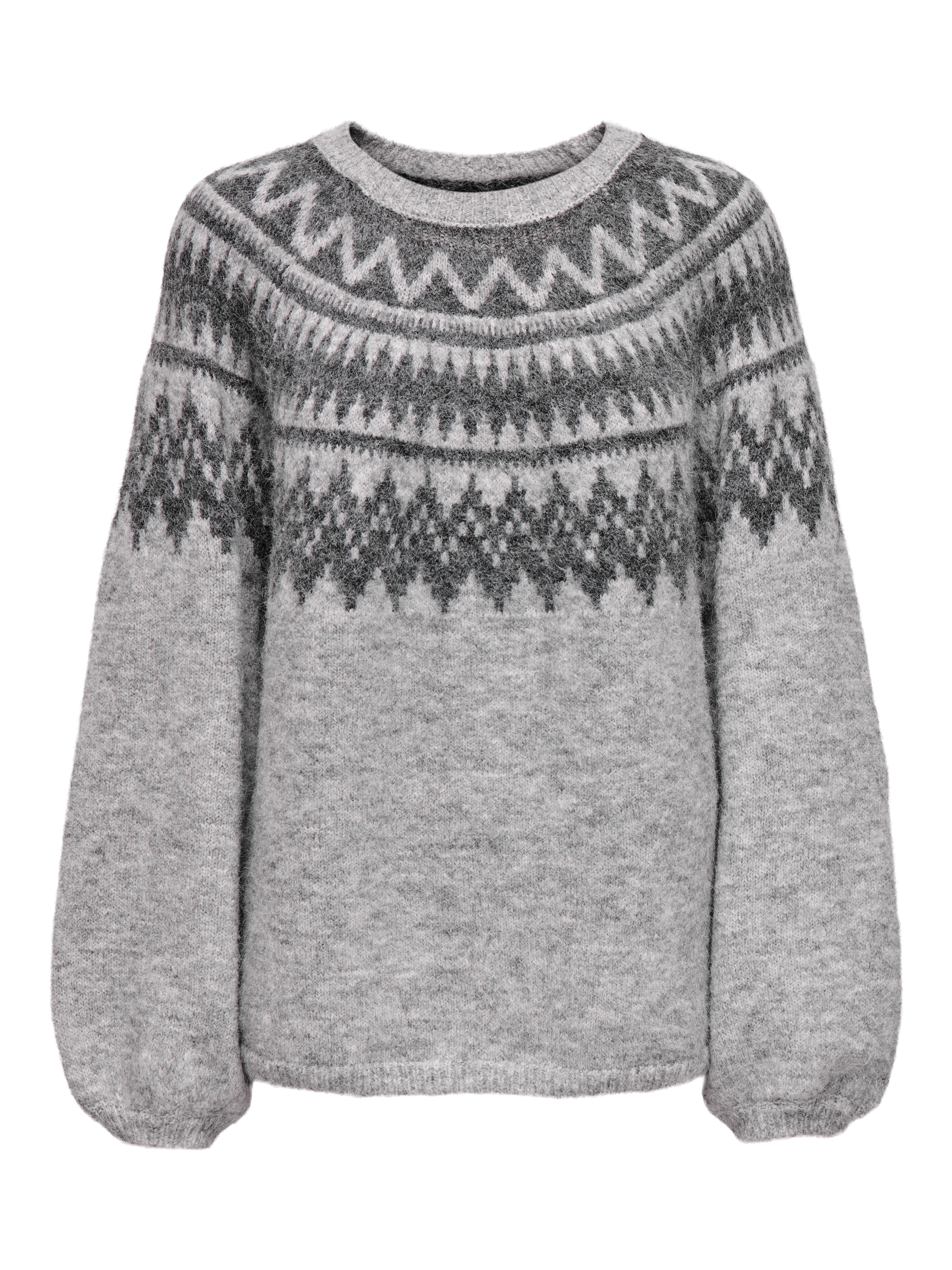 ONLY Strickpullover »ONLREYKJA LS O-NECK KNT« mit Wolle und Stretchanteil