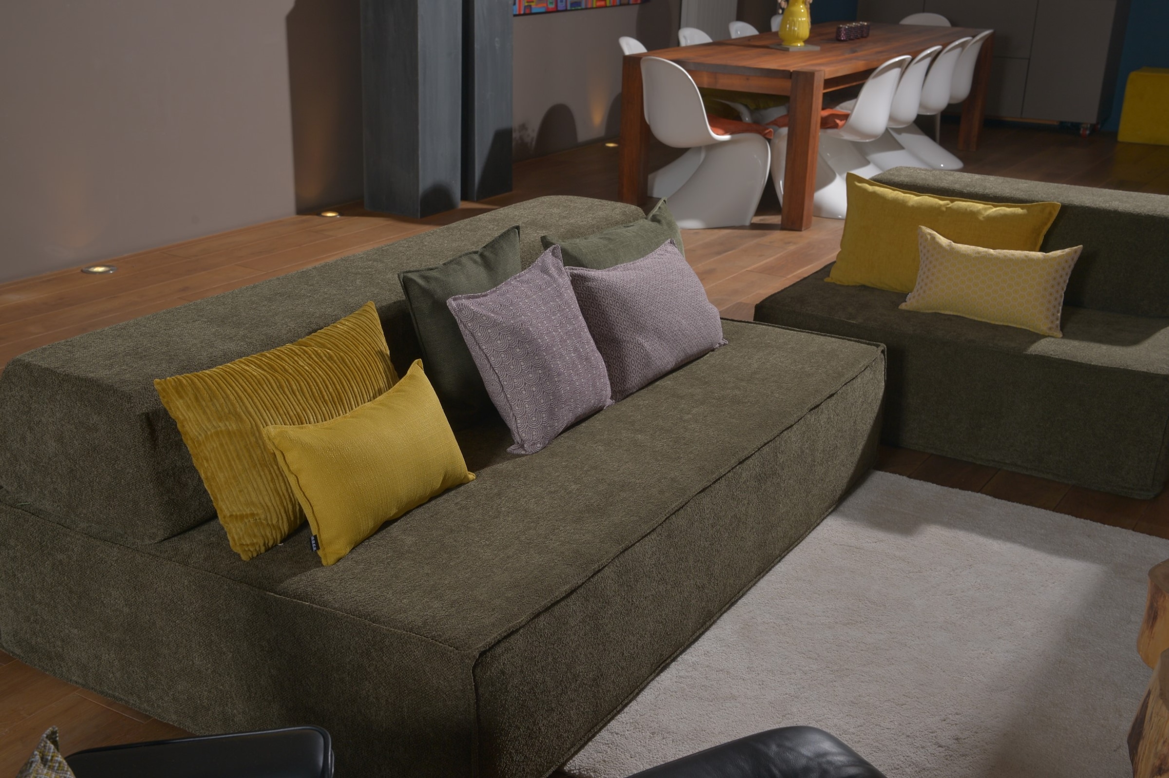 H.O.C.K. Dekokissen »Lucky« Sofakissen inkl. Füllung, 70x40cm, einfarbig, creme ecru, Dekokissen