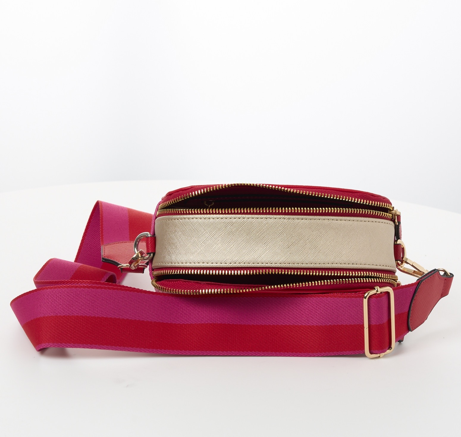 MARCO TOZZI Umhängetasche, Damen Henkeltasche, Schultertasche mit zwei Reißverschlussfächer