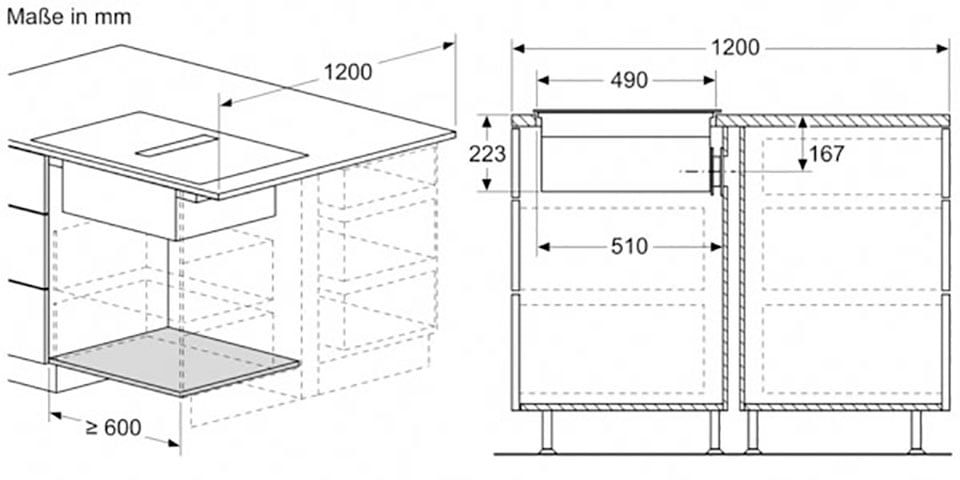 SIEMENS Kochfeld mit Dunstabzug »ED711FQ15E«, ED711FQ15E