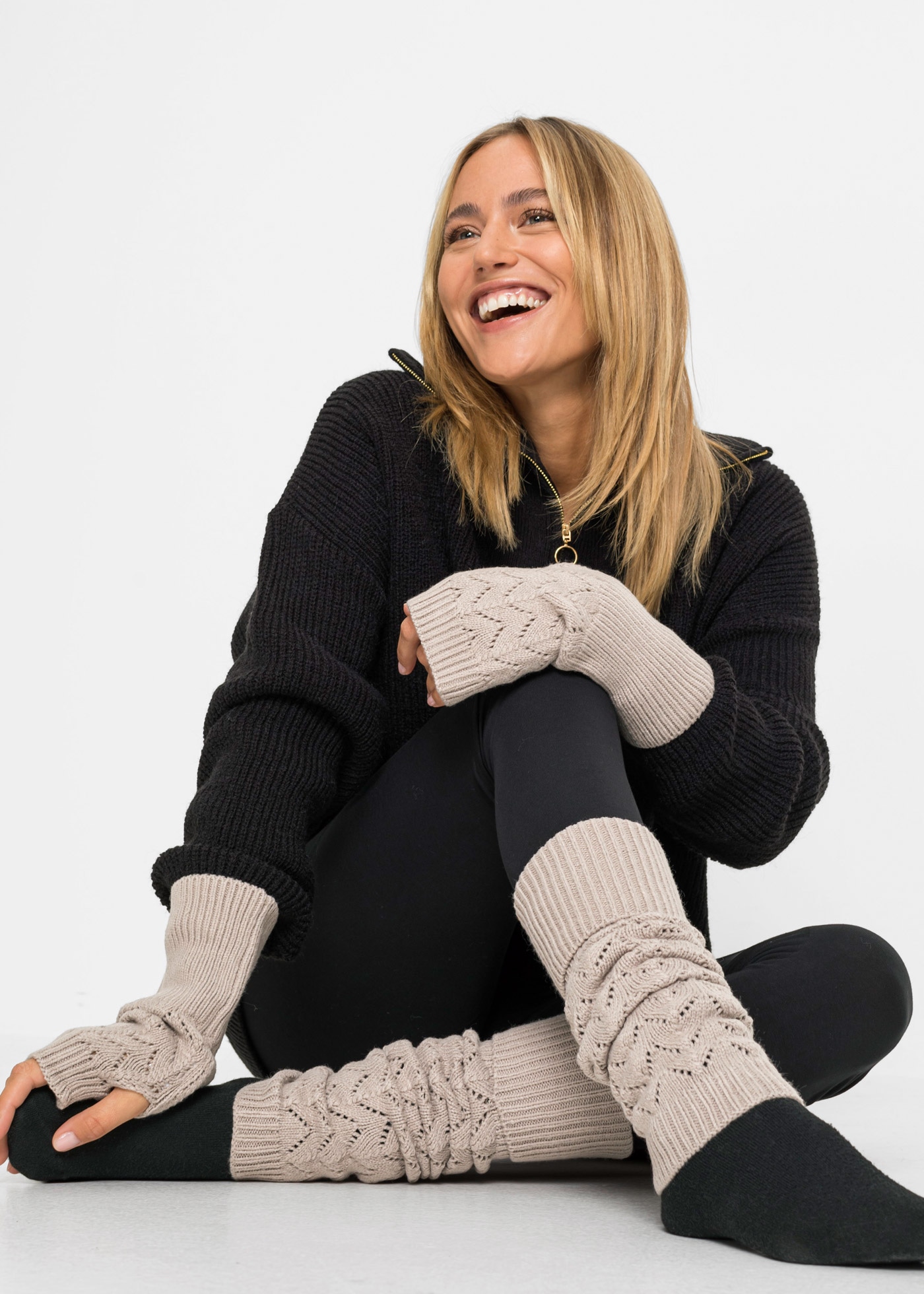 bonprix Armstulpen »Armstulpen und Beinstulpen (4-tlg-Set)« Armstulpen und Beinstulpen (4-tlg-Set)