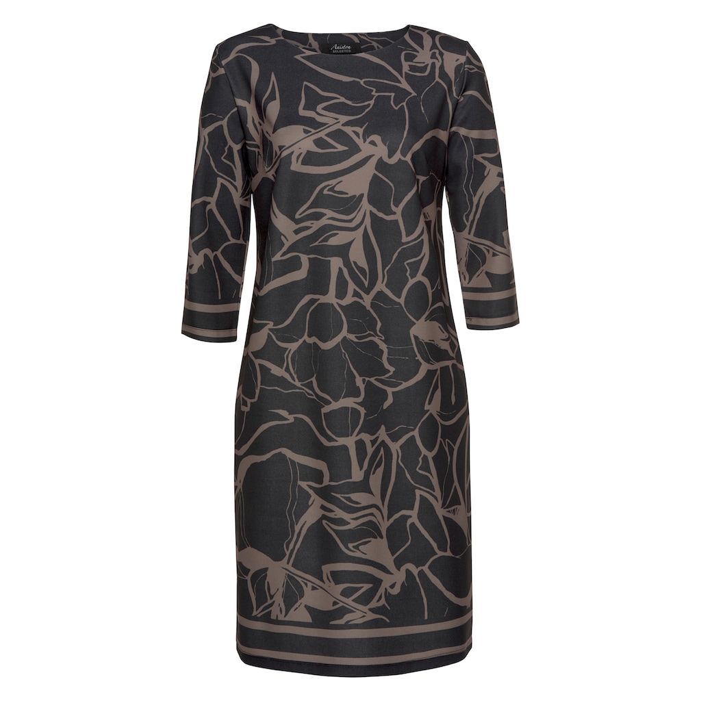 Aniston SELECTED Jerseykleid, mit interessantem Allover-Print