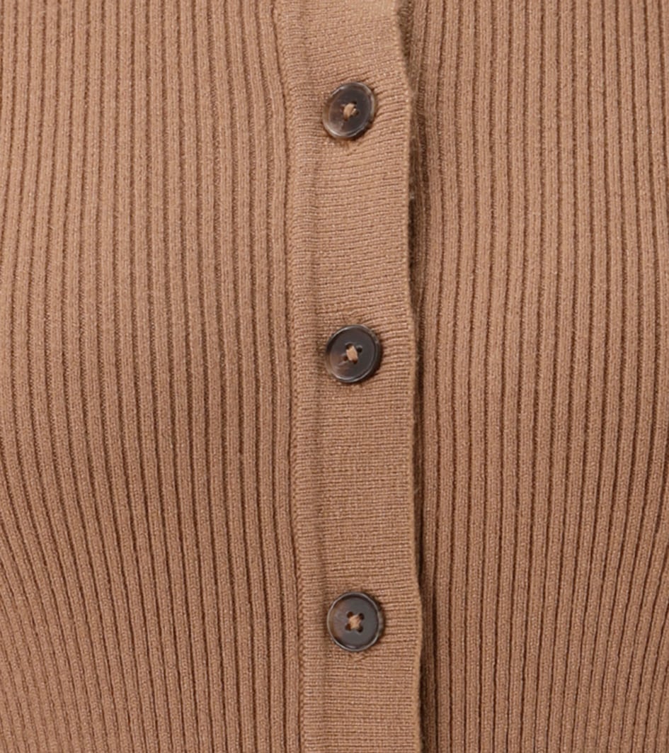Aniston SELECTED Strickjacke Rüschen-Applikationen an den Ärmeln und am Saum - NEUE KOLLEKTION
