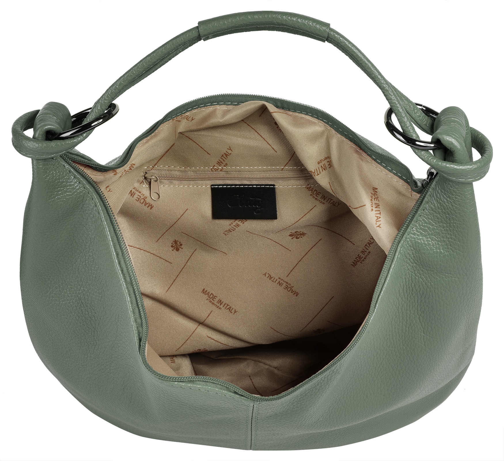 Cluty Shopper echt Leder, Made in Italy