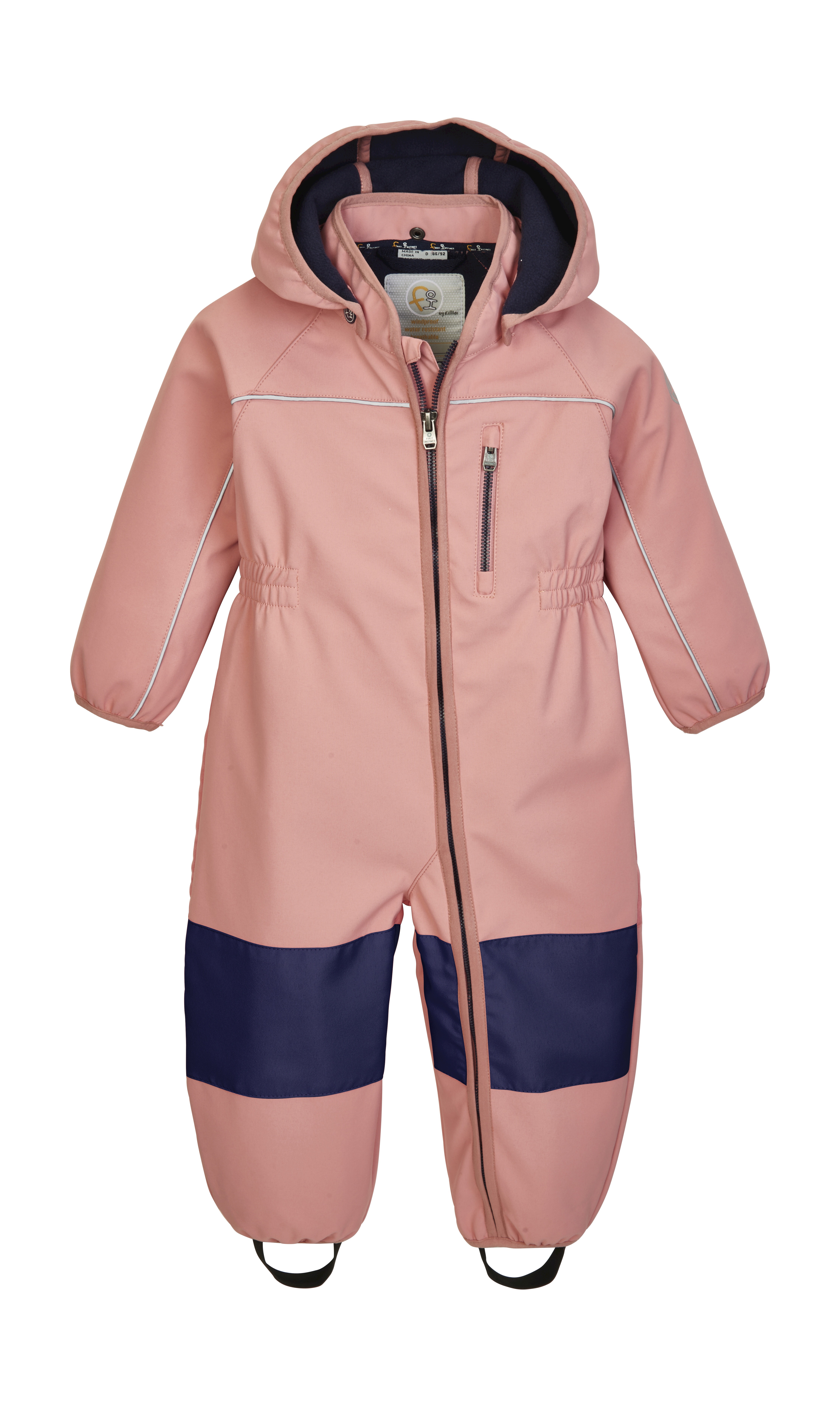 First Instinct By Killtec Mädchen Regenanzug »FIOS 13 MNS ONPC« Softshellanzug: wasserabweisend in lila, Größe 98/104