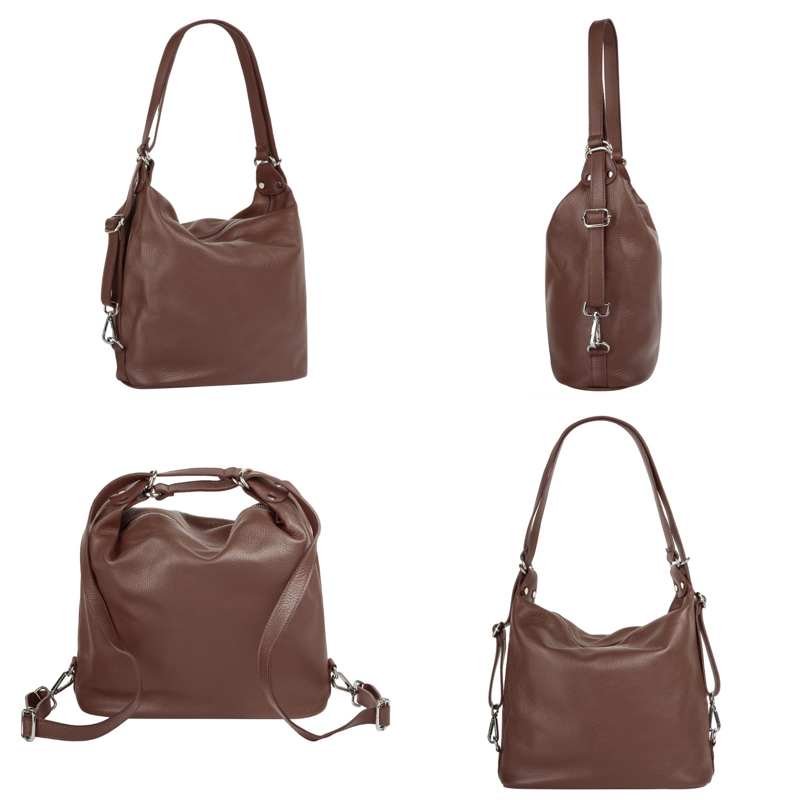 Samantha Look Shopper, echt Leder, Made in Italy