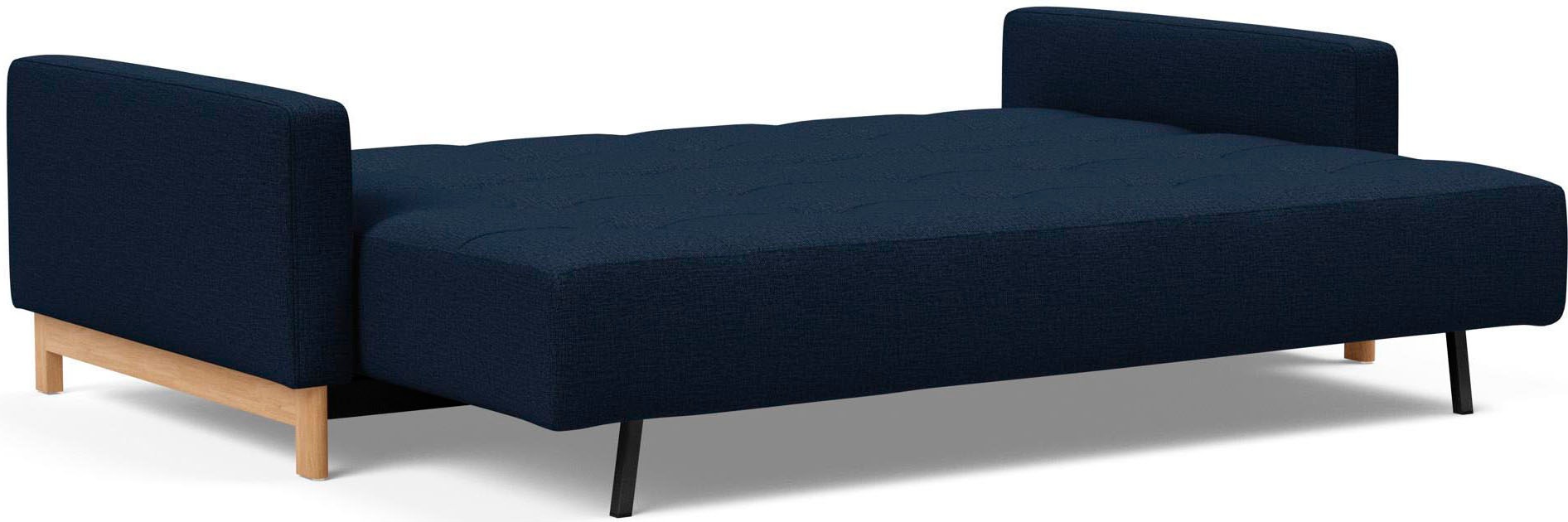 INNOVATION LIVING ™ Schlafsofa »Pyxis 3-Sitzer mit extrabreiter Bettfunktion, Skandi-Design«, Multifunktionssofa, extrabequem durch Taschenfederkern, Dauerschläfer