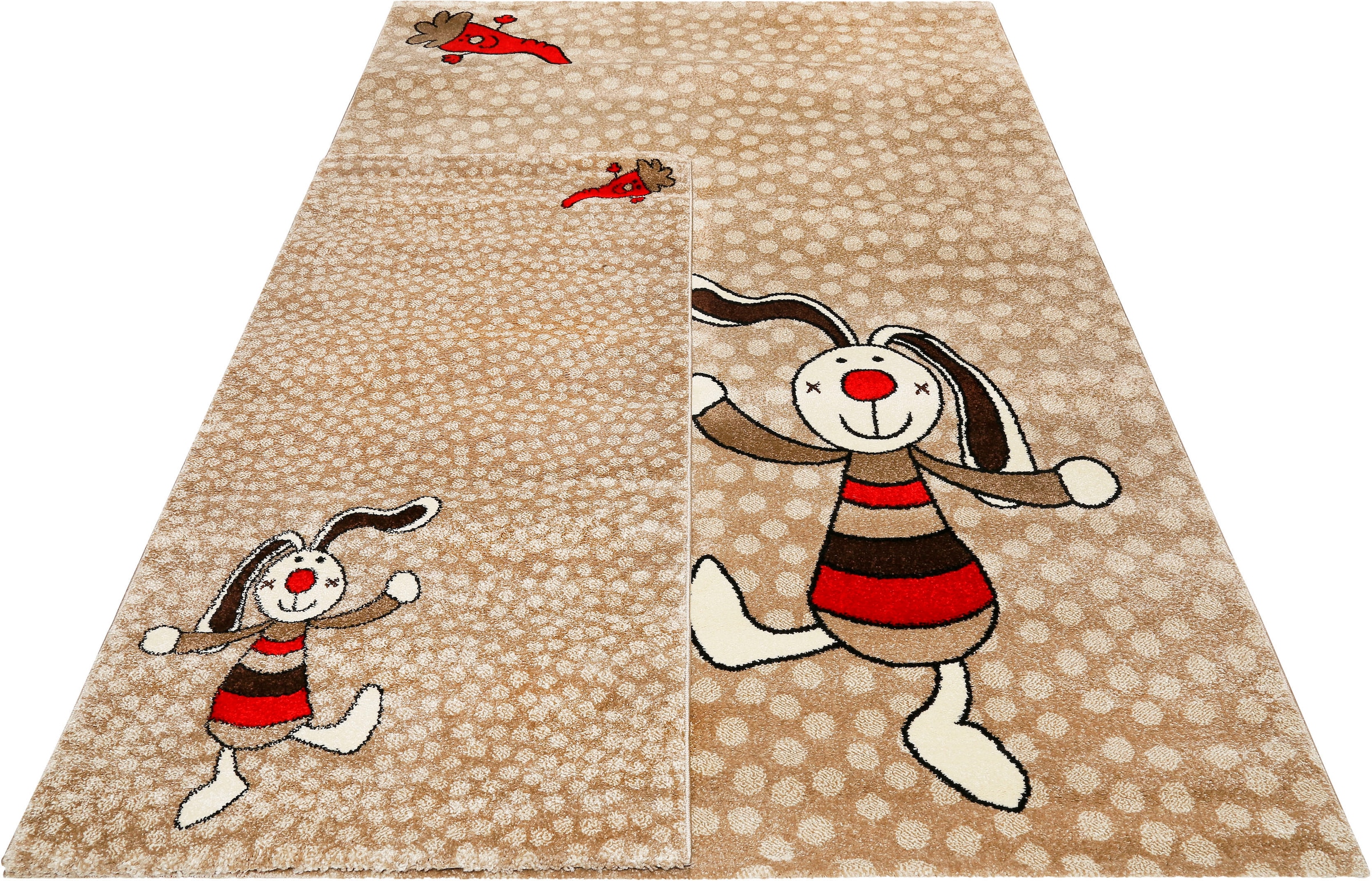 Sigikid Kinderteppich »Rainbow Rabbit« rechteckig 13 mm Höhe