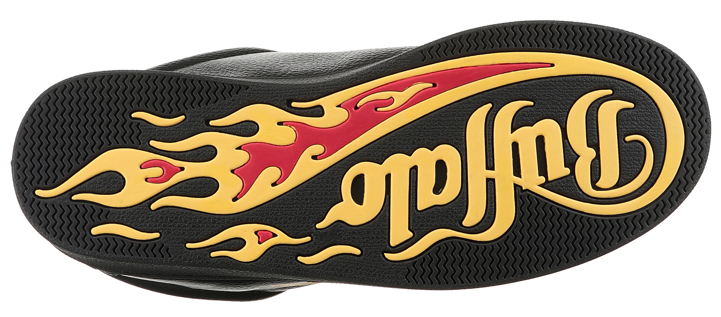 Buffalo Sneaker »LIBERTY«  , Freizeitschuh, Schnürschuh, Halbschuh mit trendigem Flammenmotiv