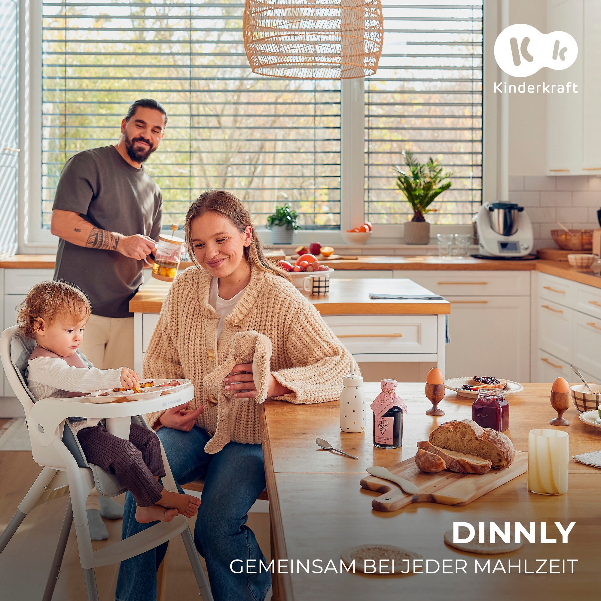Kinderkraft Hochstuhl »DINNLY«