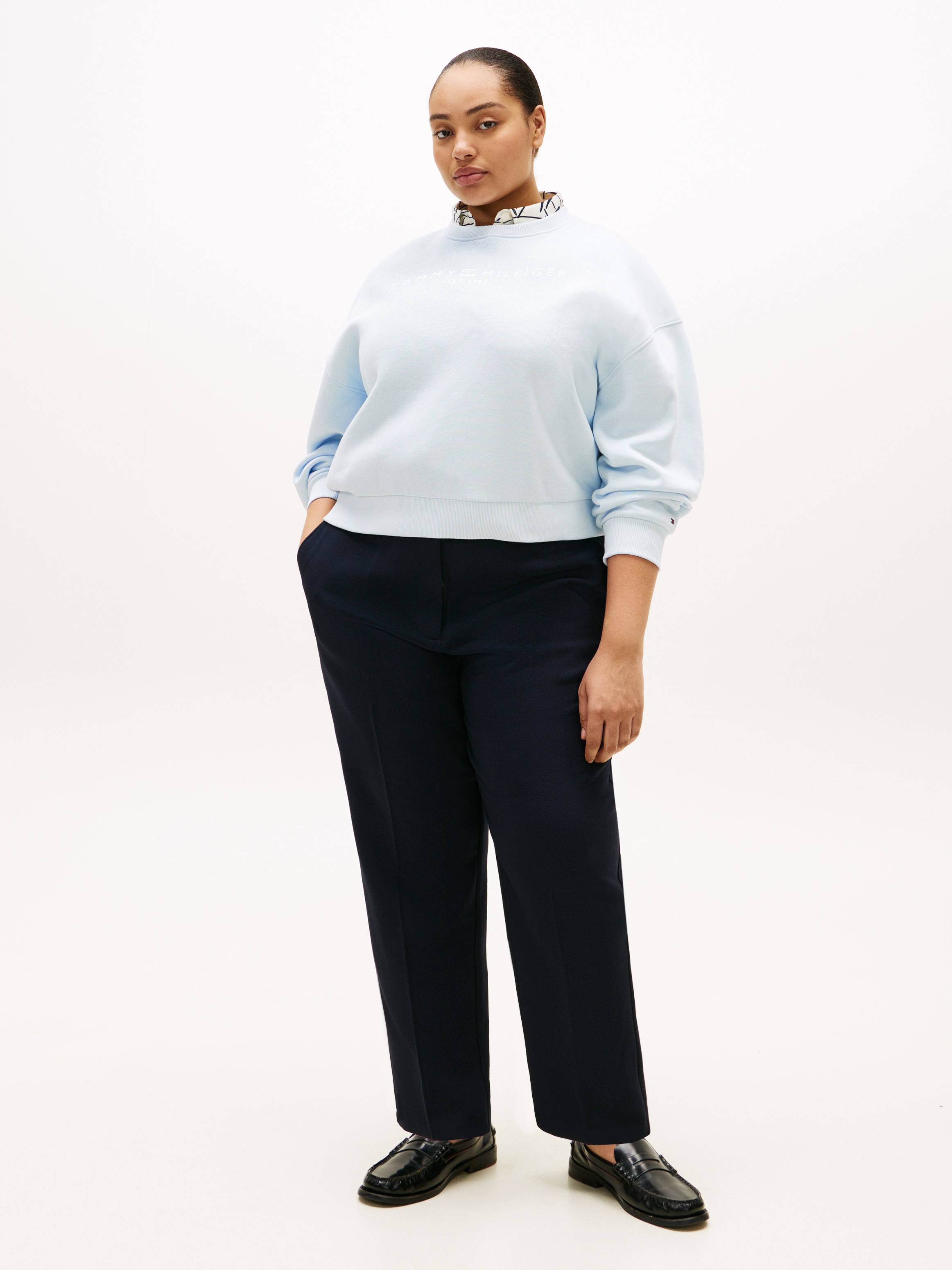 Tommy Hilfiger Curve Sweatshirt »CRV CORP LOGO MDRN SWTSRT«, in großen Größen
