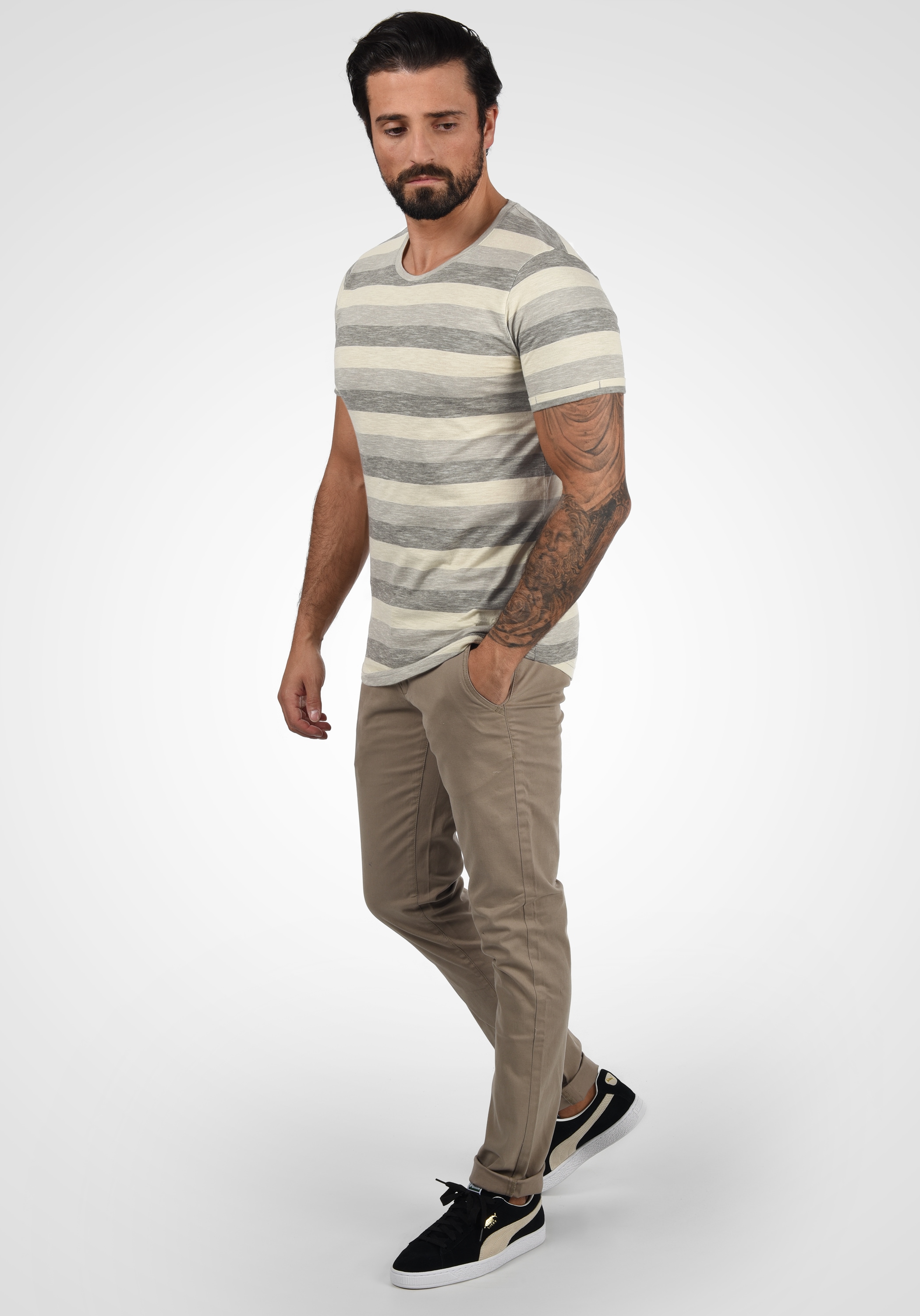 !Solid Rundhalsshirt »Rundhalsshirt SDThicco«
