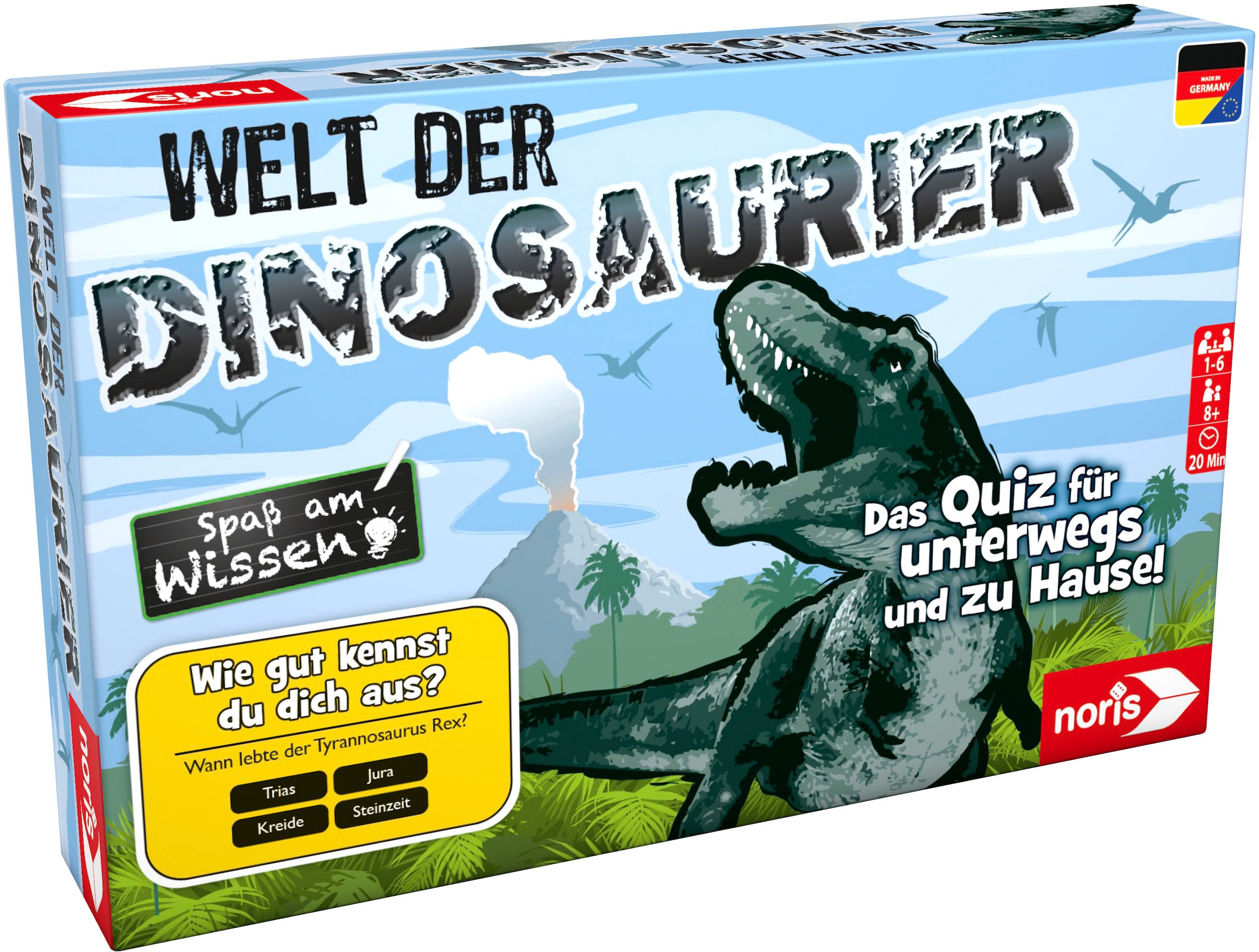 Noris Spiel »Welt der Dinosaurier«, Made in Germany