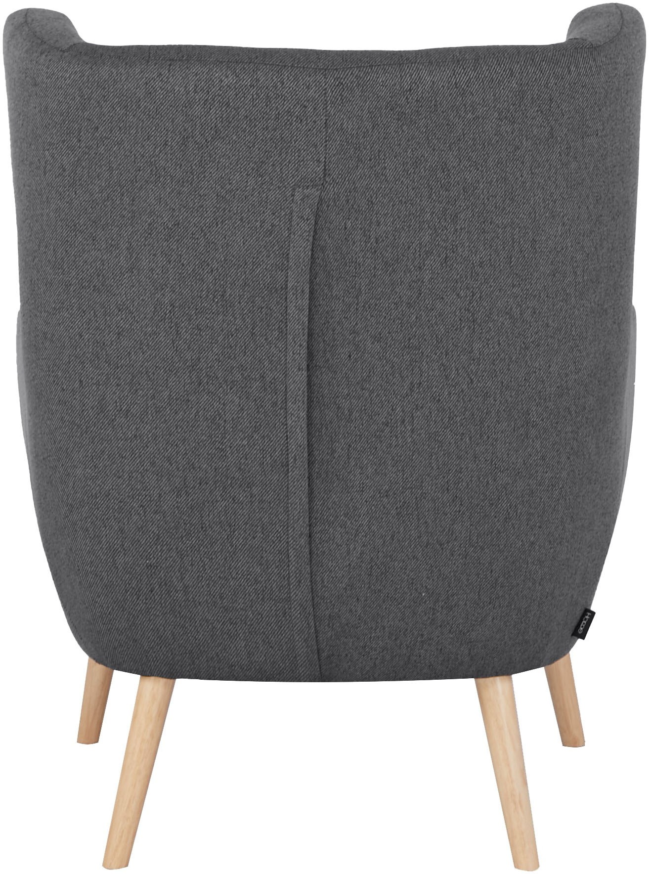 Home affaire Ohrensessel »Yamuna«, mit Sitzpolsterung, Gestell und Füße aus Massivholz, Sitzhöhe 47 cm