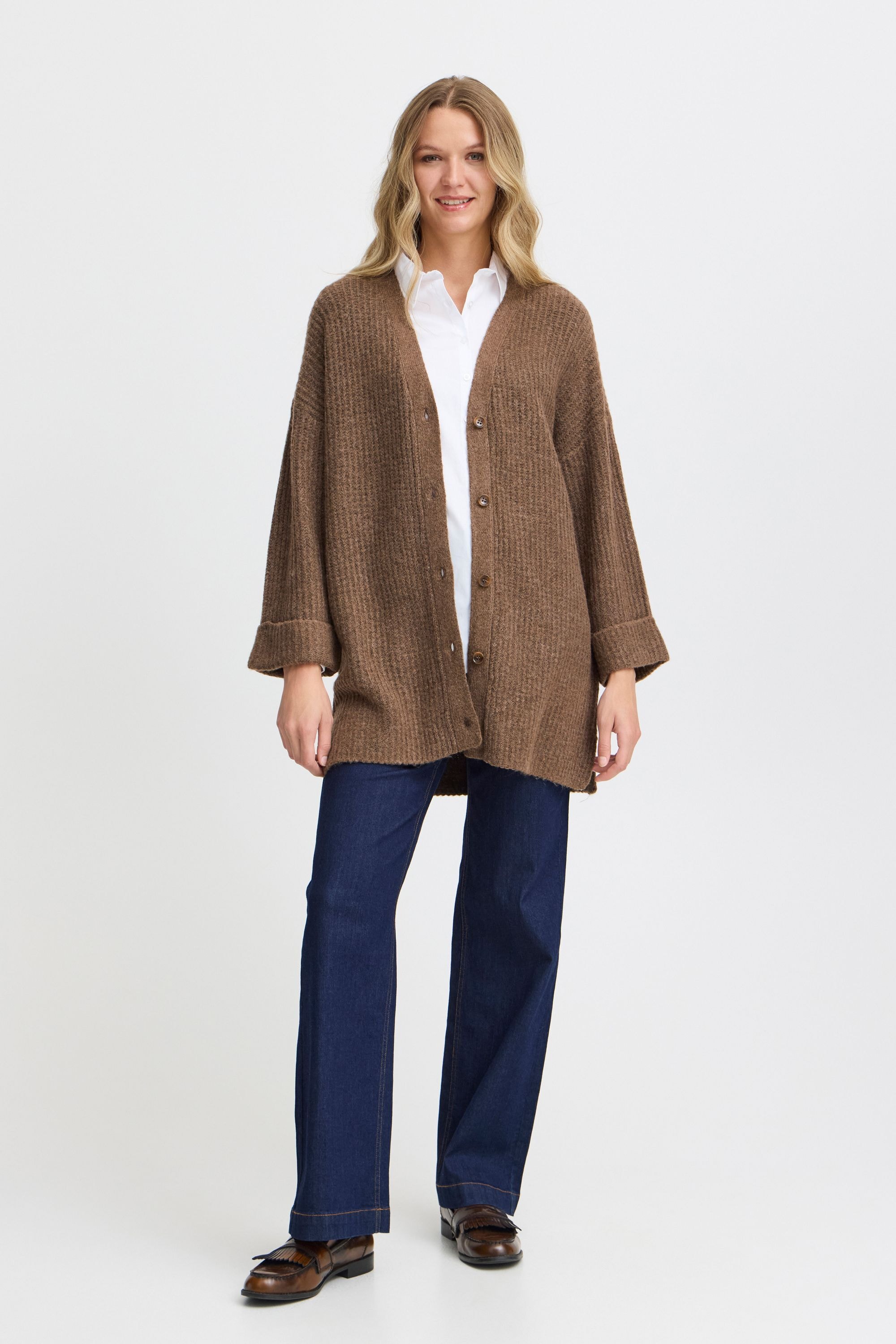 fransa Strickjacke »Strickjacke FRBEVERLY CAR 3«