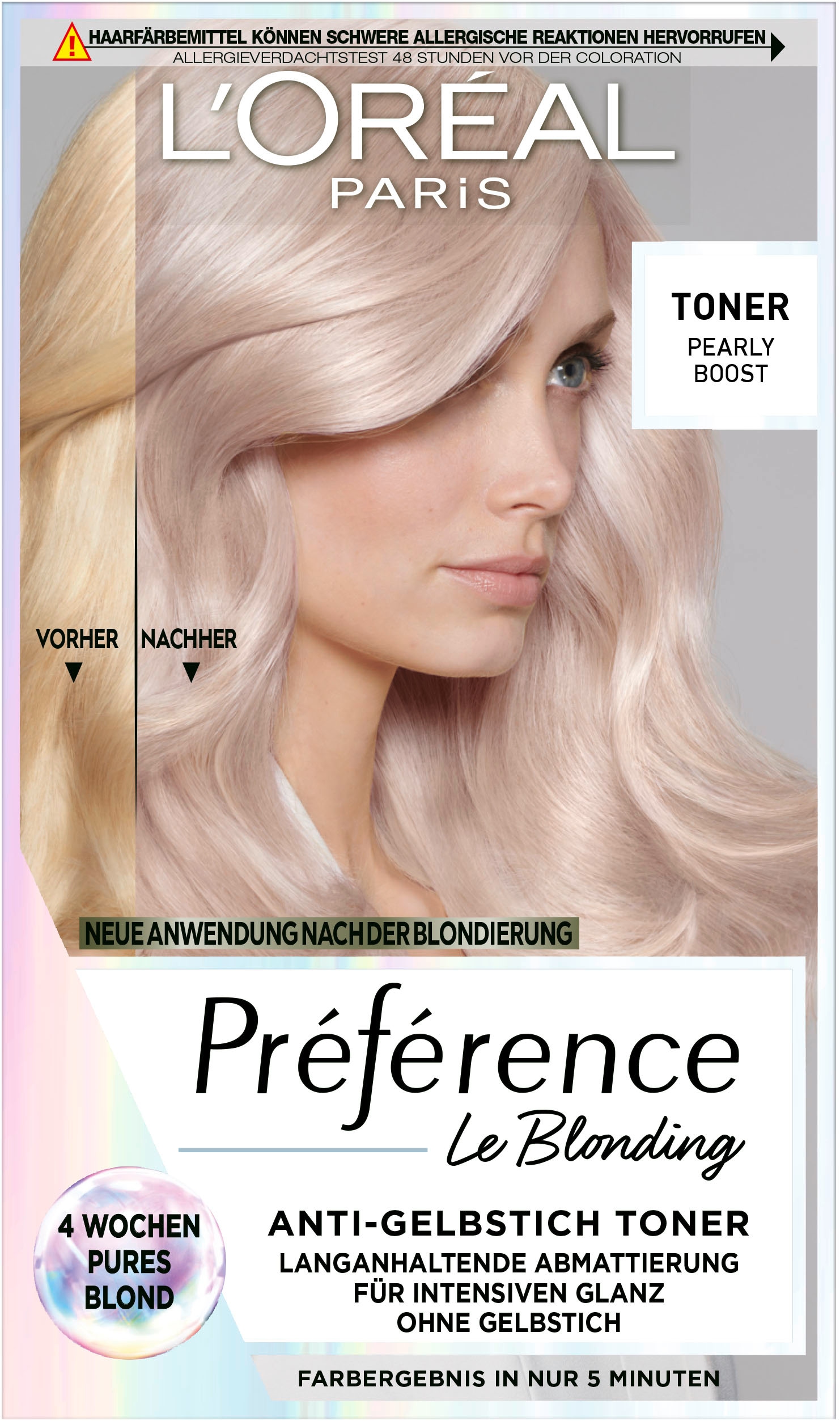 Coloration »L'Oréal Paris Préférence Le Blonding Toner«