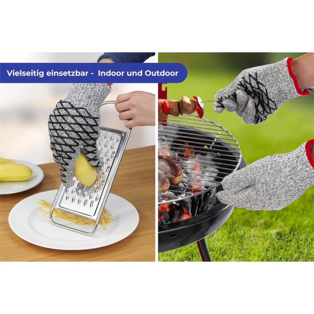 Maximex Grillhandschuhe »2in1«, (Set, 2 tlg.)