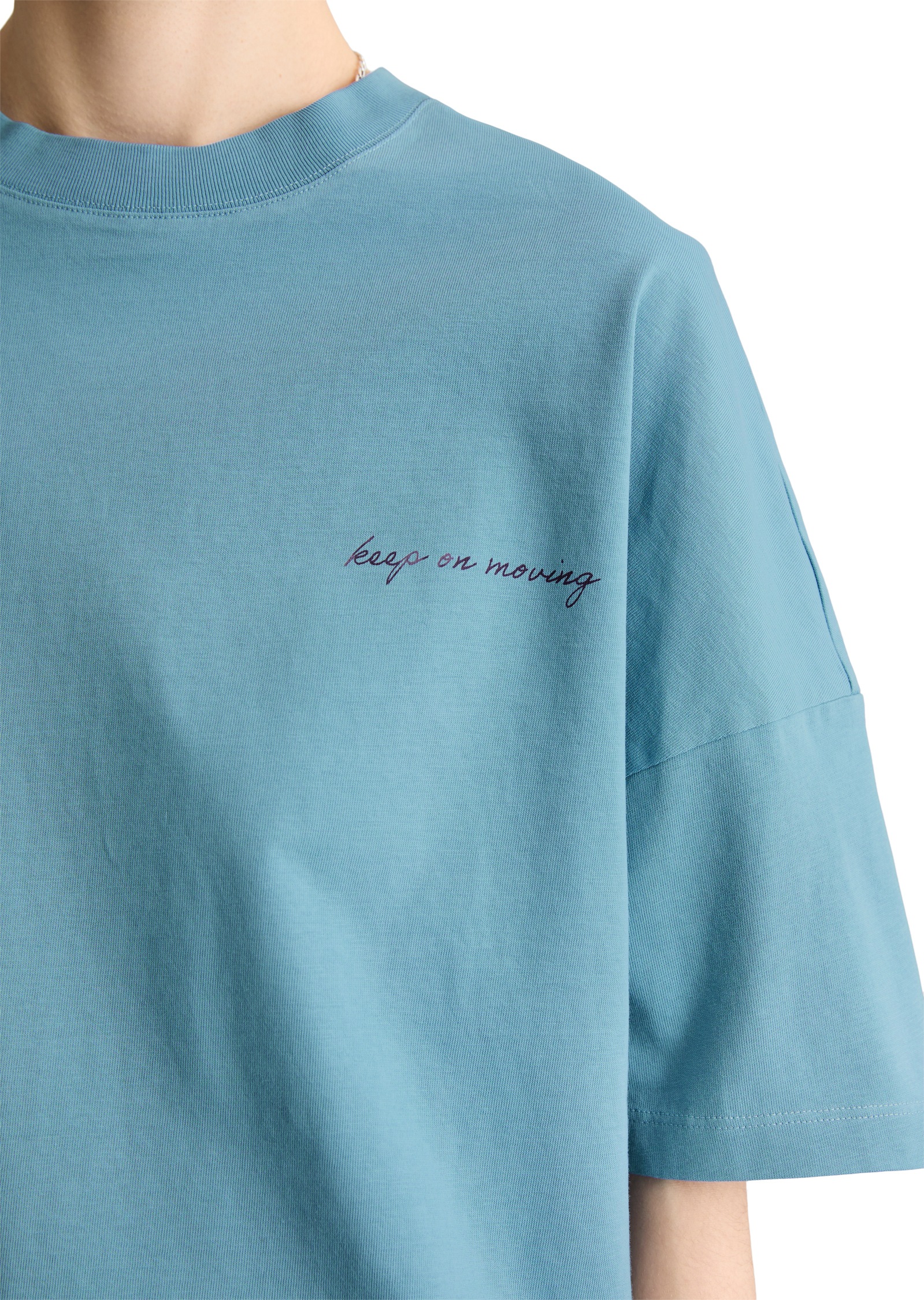 Marc O'Polo DENIM T-Shirt oversized aus Heavy Jersey, großer Rückenprint