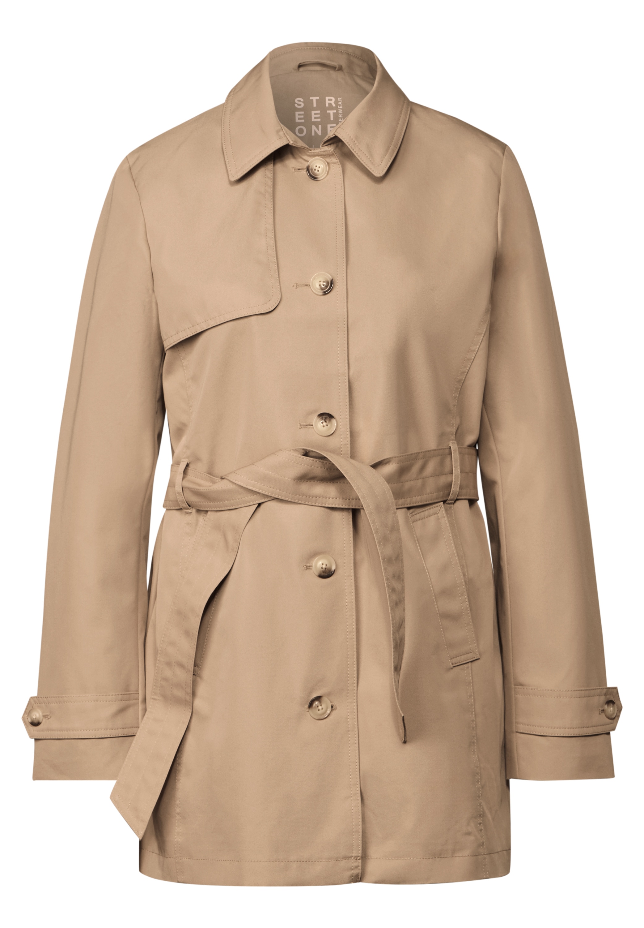 STREET ONE Trenchcoat, mit Gürtel zum Taillieren