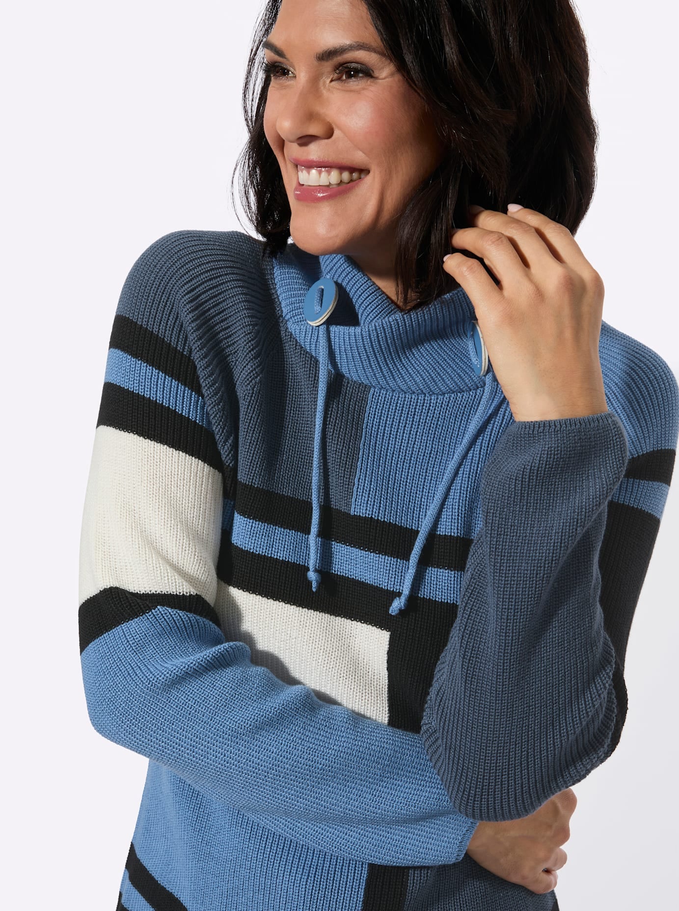 Casual Looks Strickpullover »Stehkragen-Pullover«