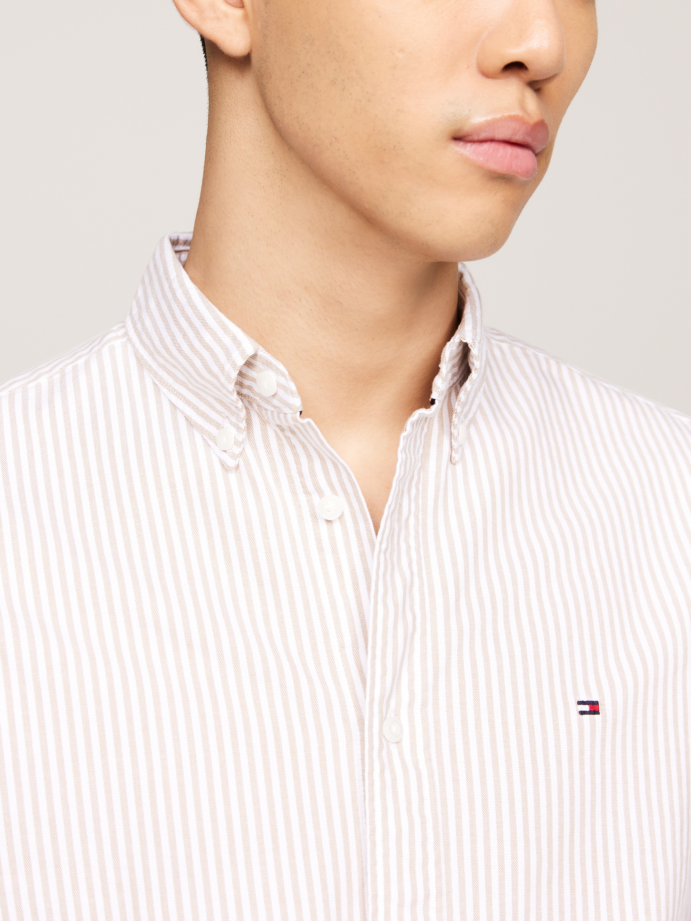 Tommy Hilfiger Langarmhemd »HERITAGE OXFORD STRIPE RF SHIRT«