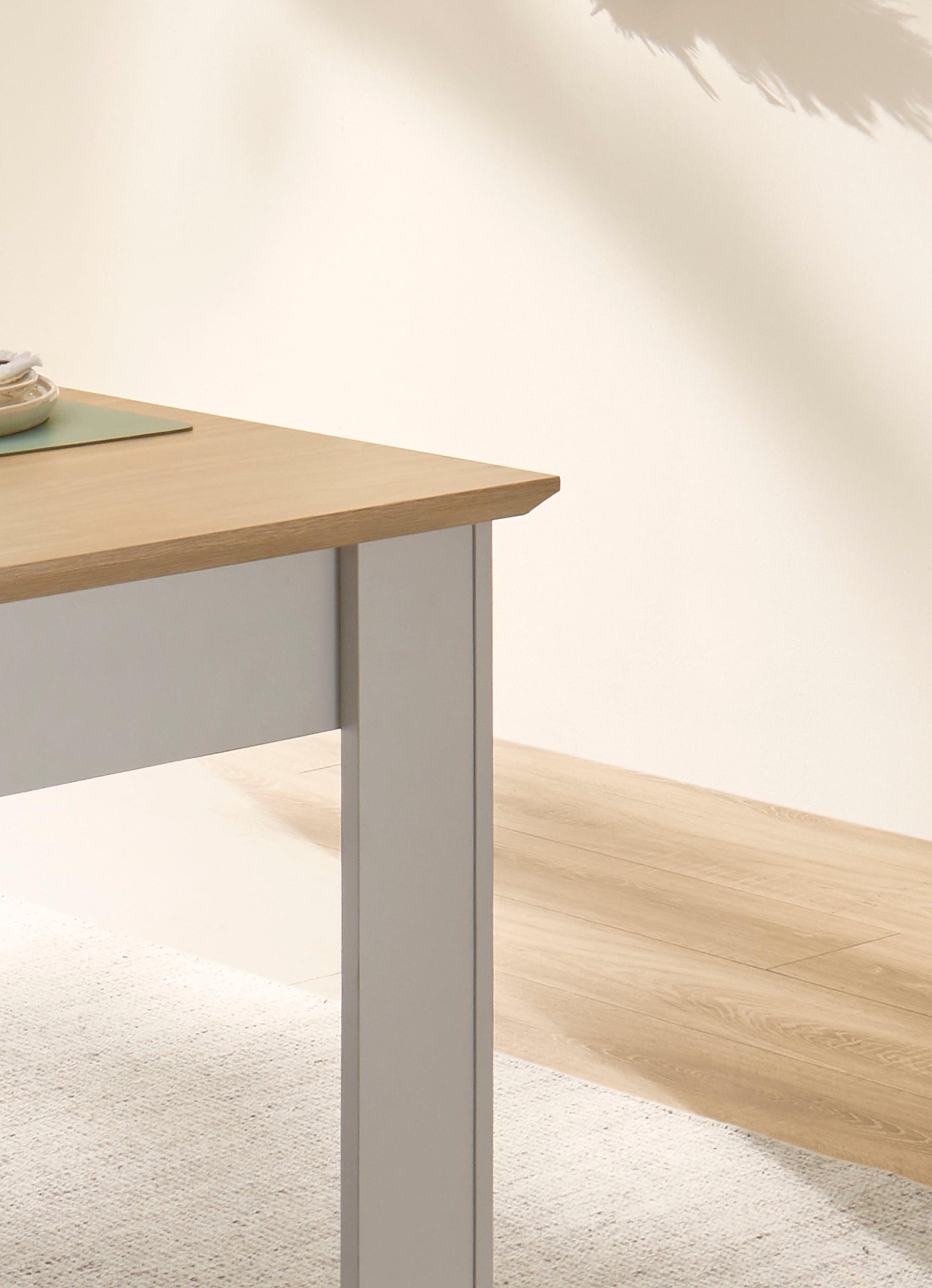 OTTO home Esstisch »Brest, Tisch im Landhausstil, Wohnzimmertisch, Küchentisch« mit Auszugsfunktion, 180 cm ausziehbar auf 240 cm, Einlegeplatte