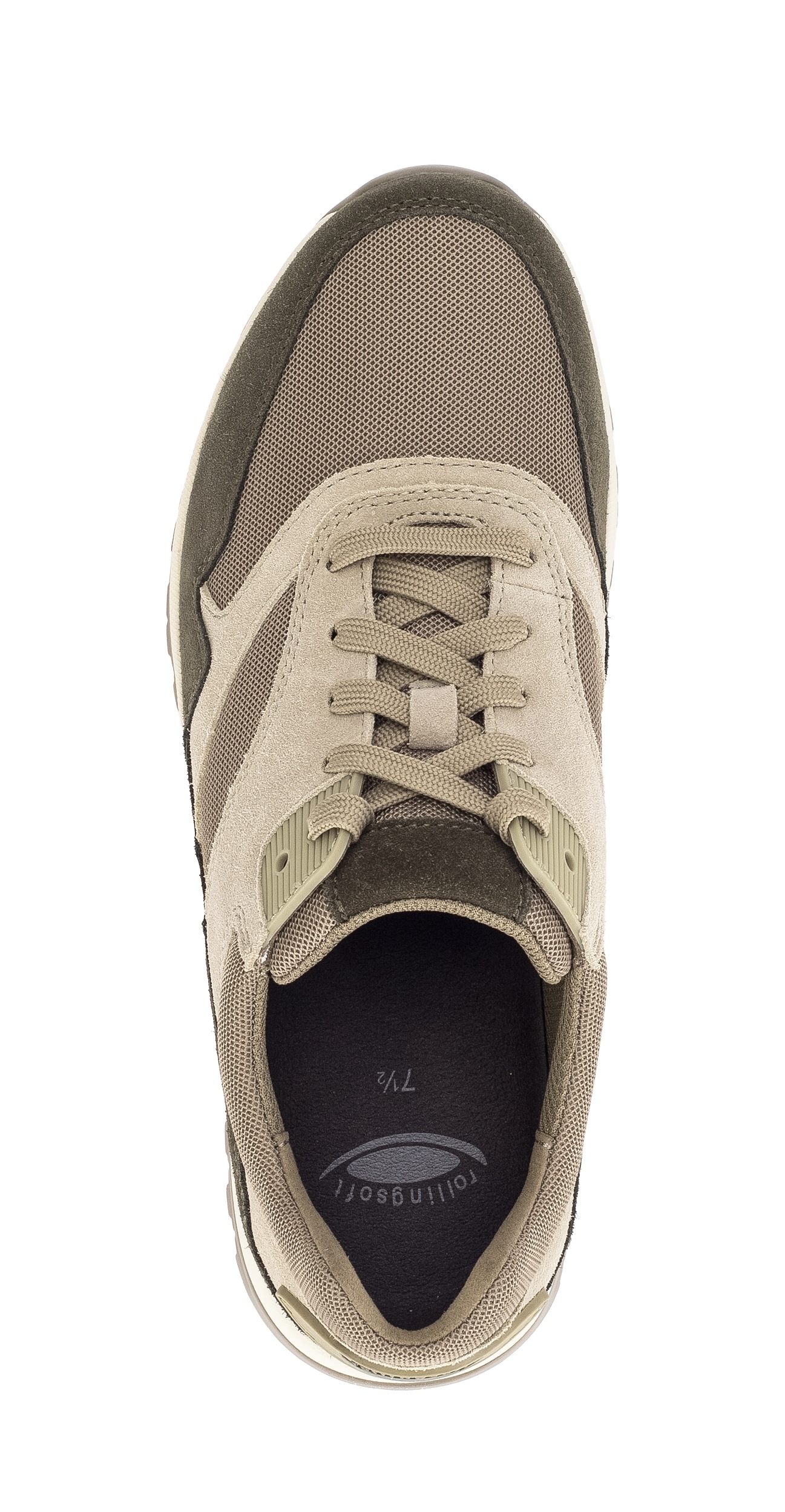 rollingsoft Keilsneaker  , Freizeitschuh, Halbschuh, Schnürschuh mit Wechselfußbett, Weite G