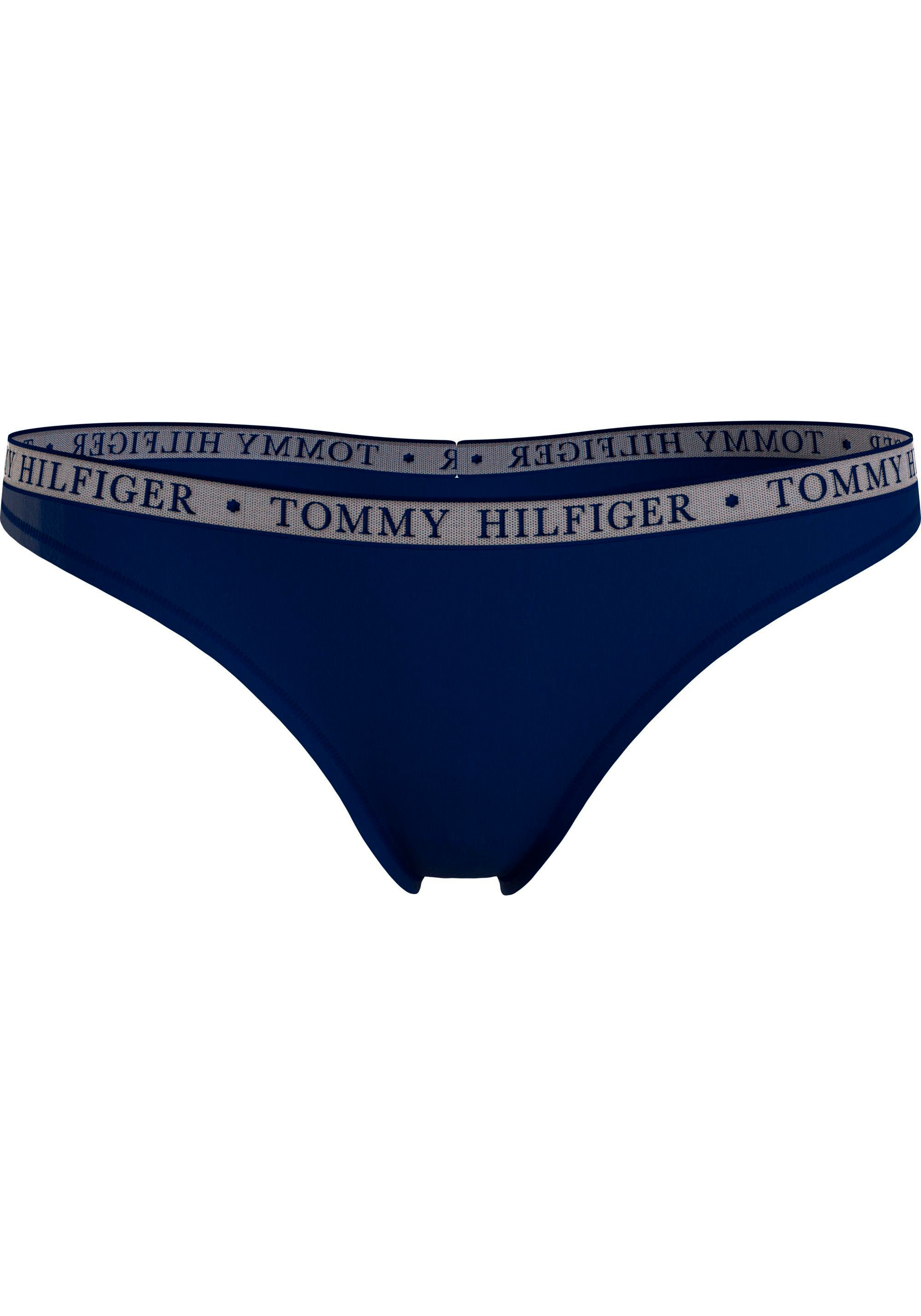 Tommy Hilfiger Underwear T-String »LACE 3P THONG (EXT SIZES)«, (Packung, 3er-Pack), mit Tommy Hilfiger Logobund