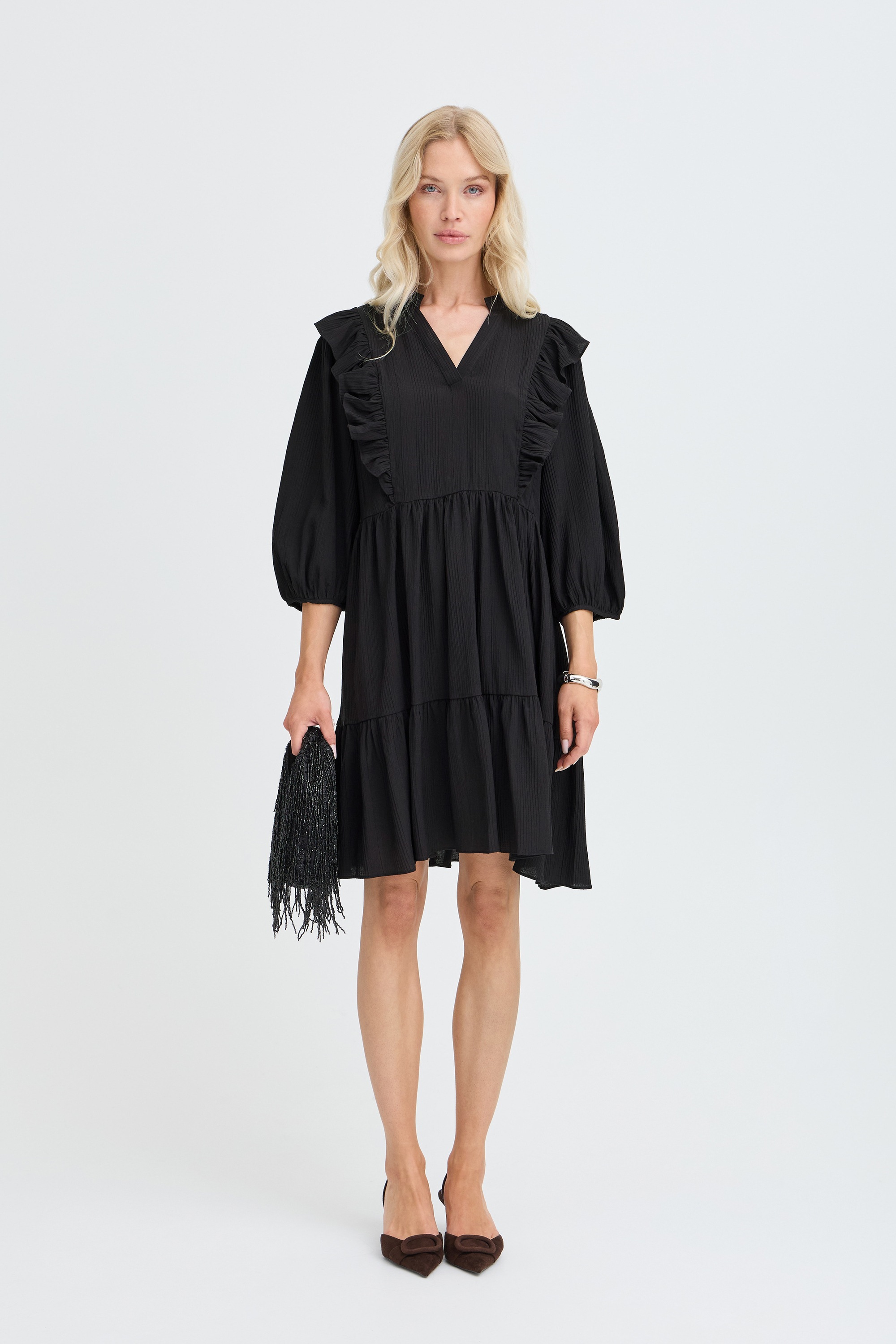 b.young Midikleid »Damen Casual BYXGERRY«