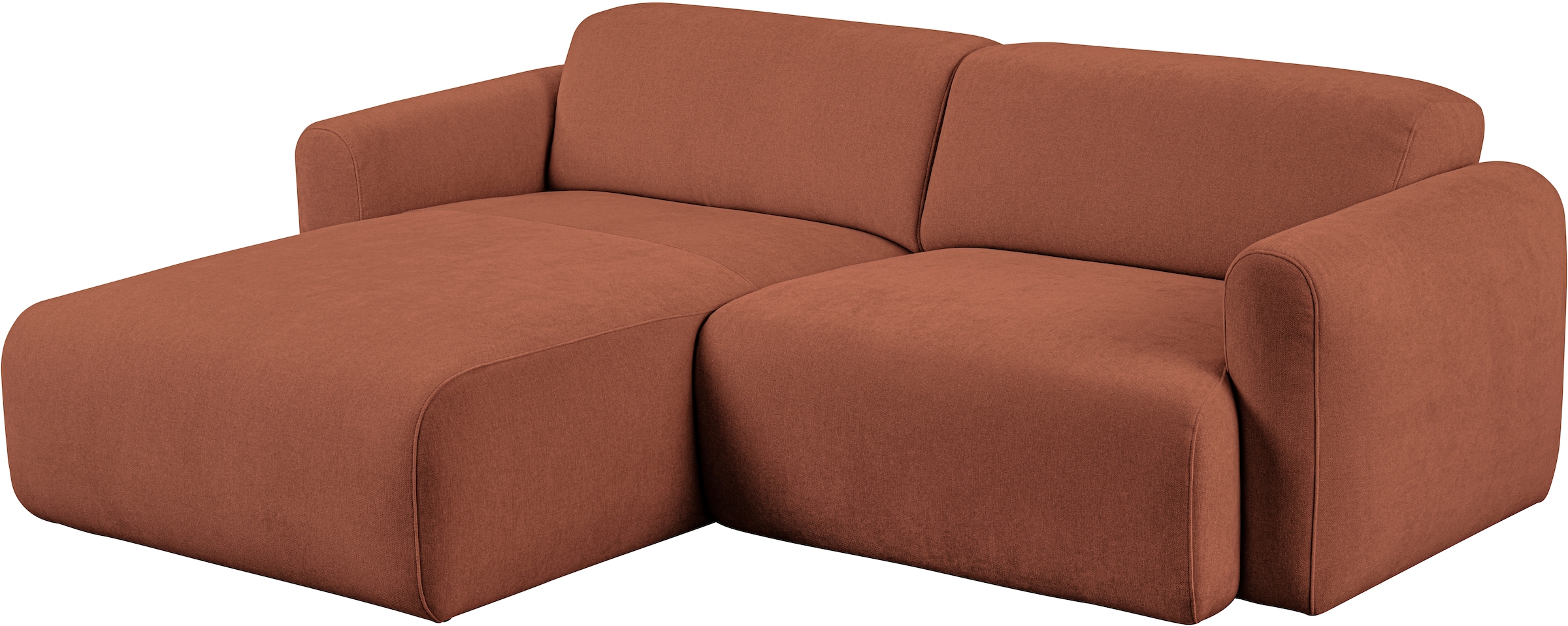 andas Ecksofa »Myrland«, Breite 232 cm, Chenille, Easy Clean Stoff, mit Kaltschaum
