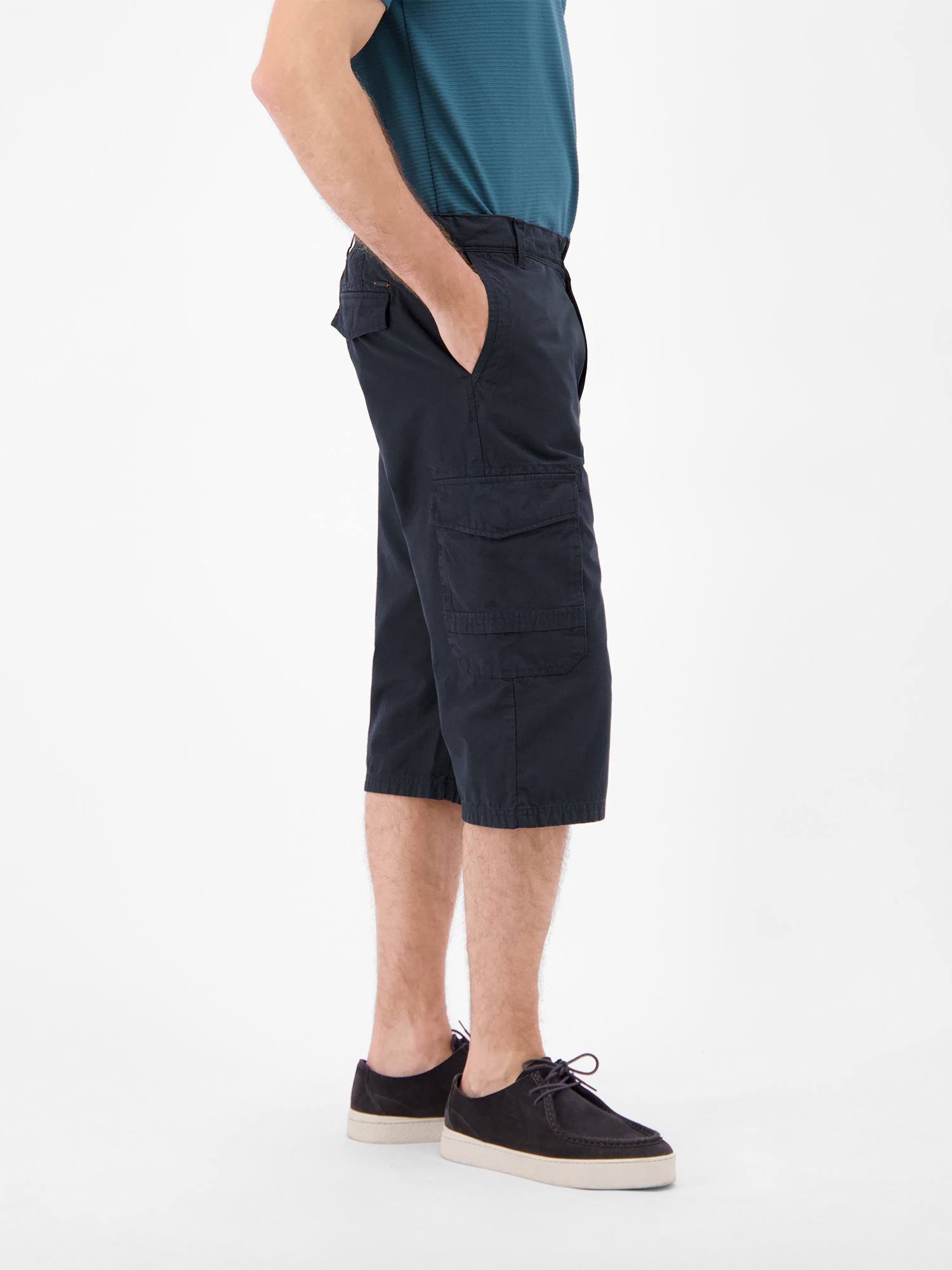 LERROS Cargoshorts »Bermuda mit Cargotaschen, lang geschnitten«