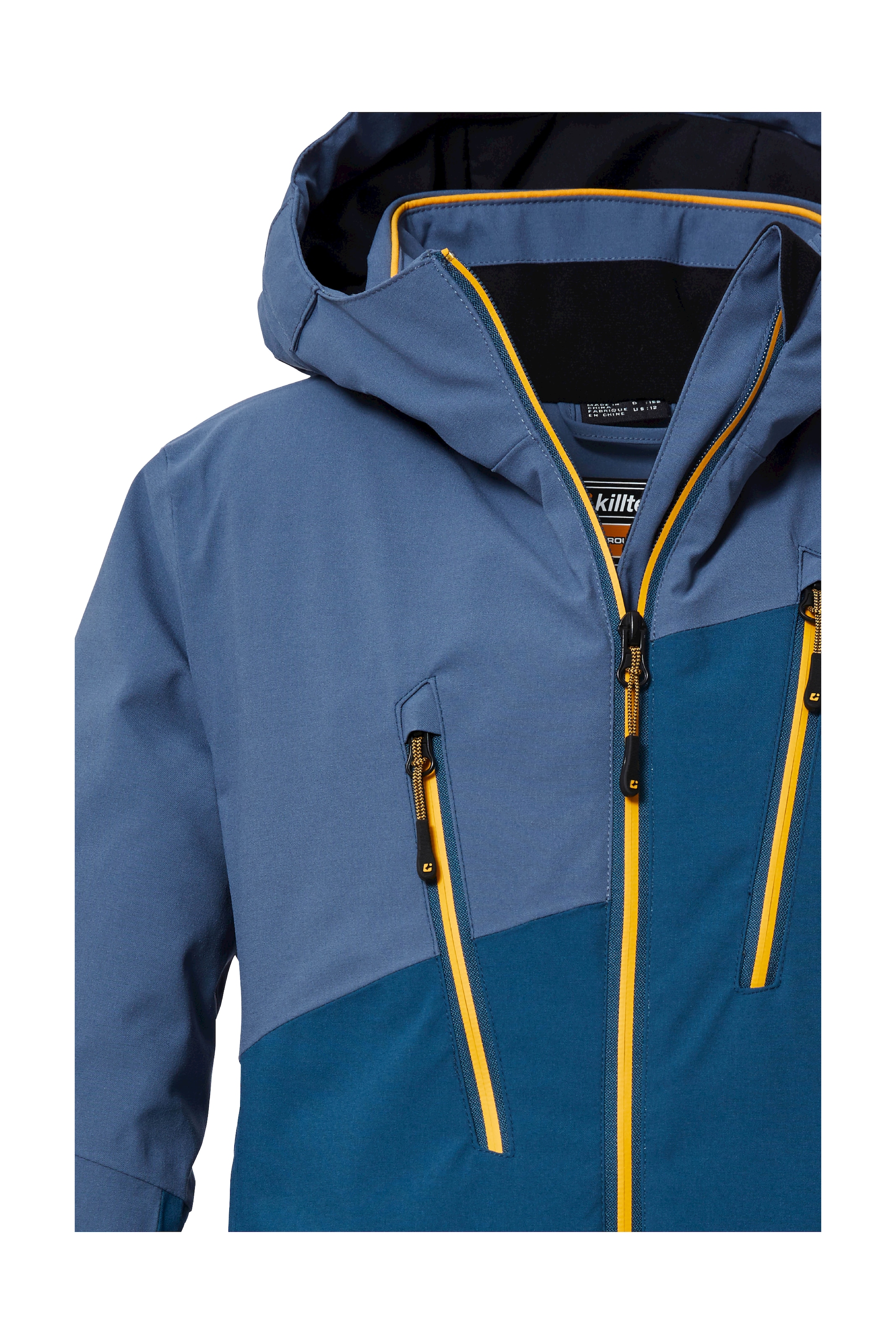 Killtec Skijacke »KSW 173 BYS SKI JCKT«, Wasserdichte Kids-Winterjacke mit Fleece, Schneefang, vielen Taschen