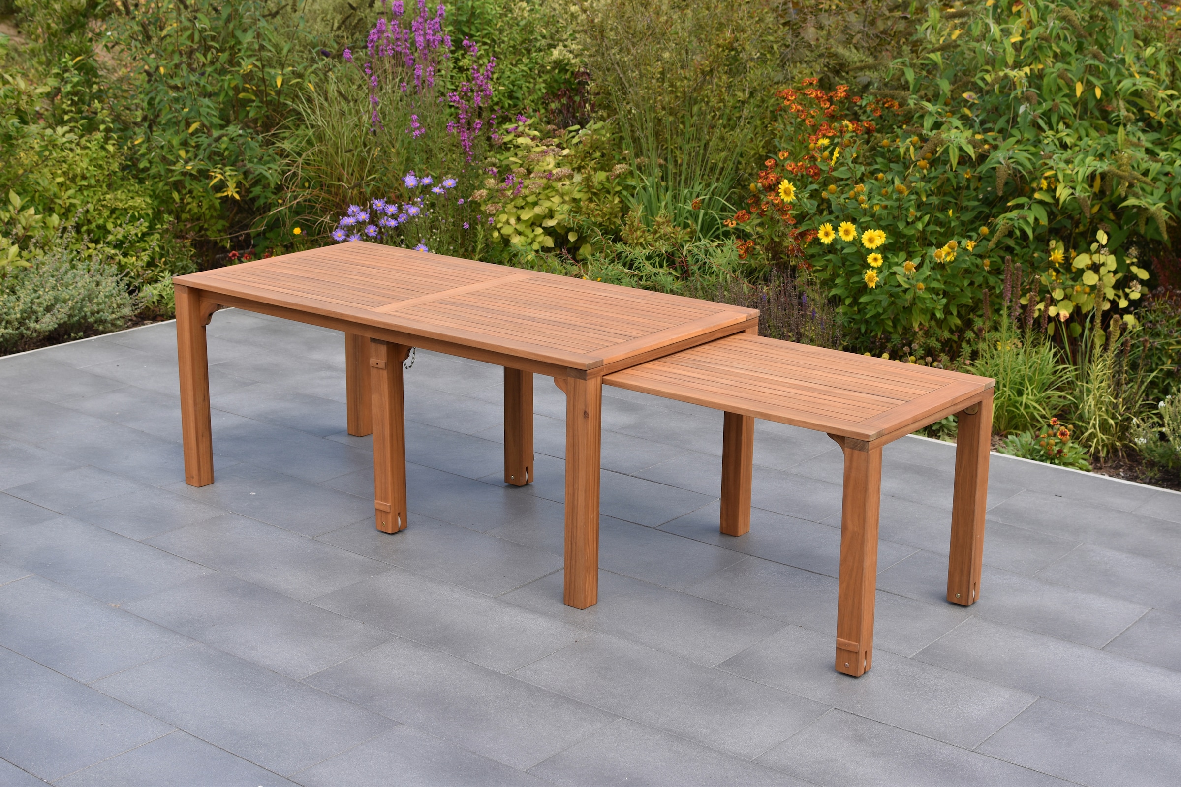 MERXX Gartentisch »Flex Ausziehtisch«, erweiterbar, BxT: ca. 90/73 x 185/370 cm, auch separat aufstellbar