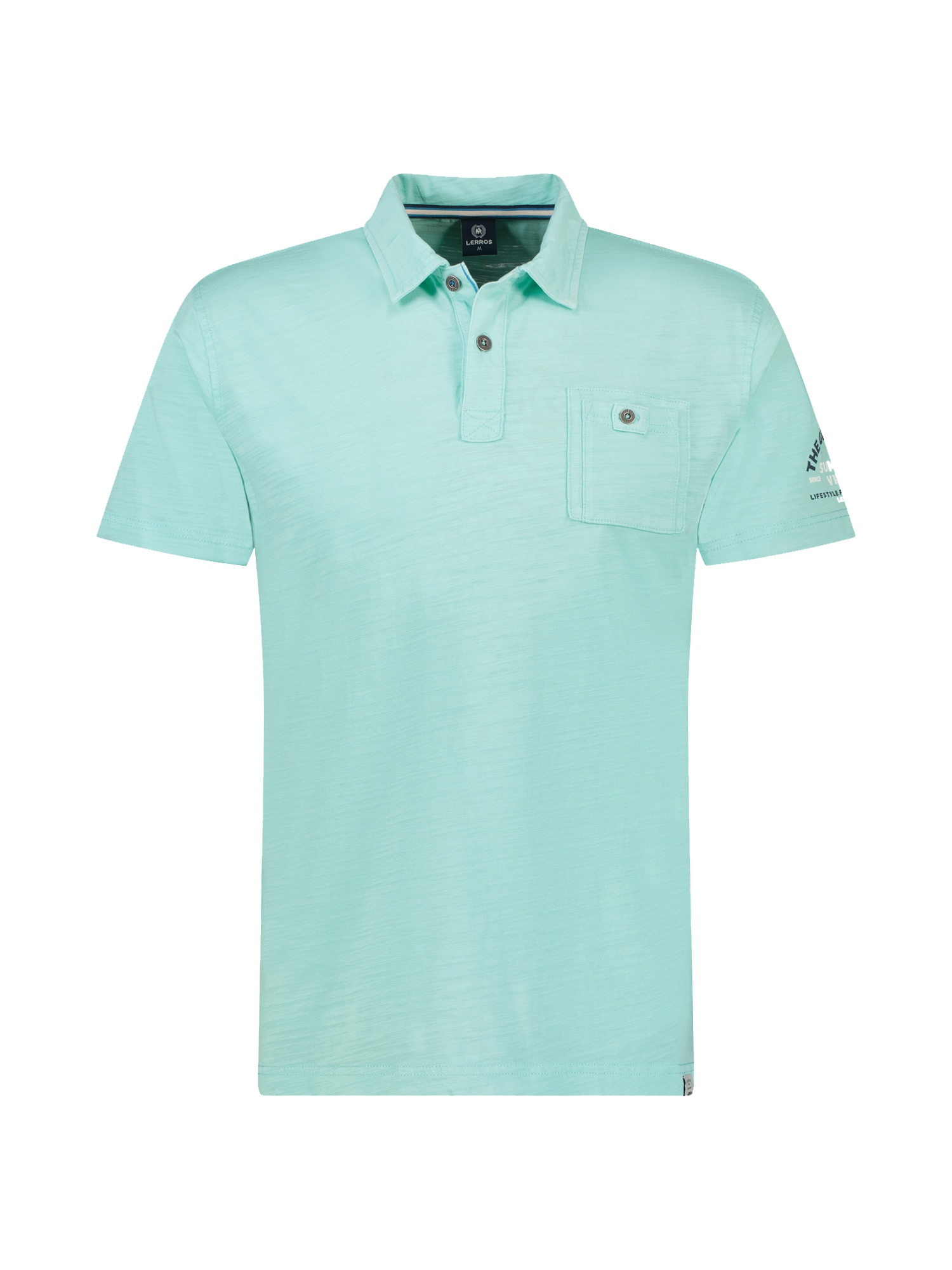 LERROS Poloshirt »LERROS Poloshirt in weicher, gewaschener Jerseyqualität«
