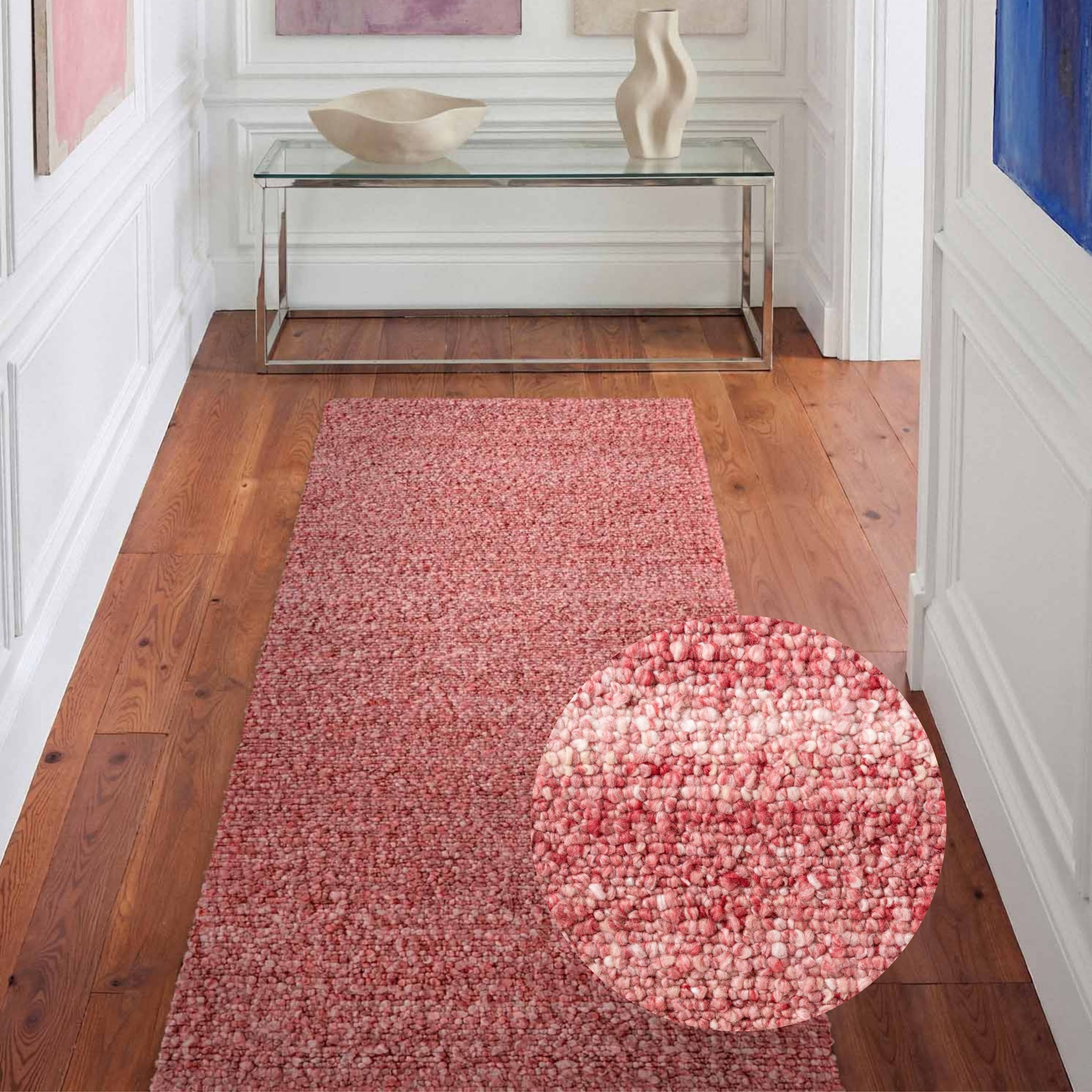 Ted Baker Teppich »Soft Bouclé Portobello , auch als Läufer« rechteckig 10 mm Höhe Woll-Optik, Bouclé Meliert, Wohnzimmer, Esszimmer, Schlafzimmer, Flur