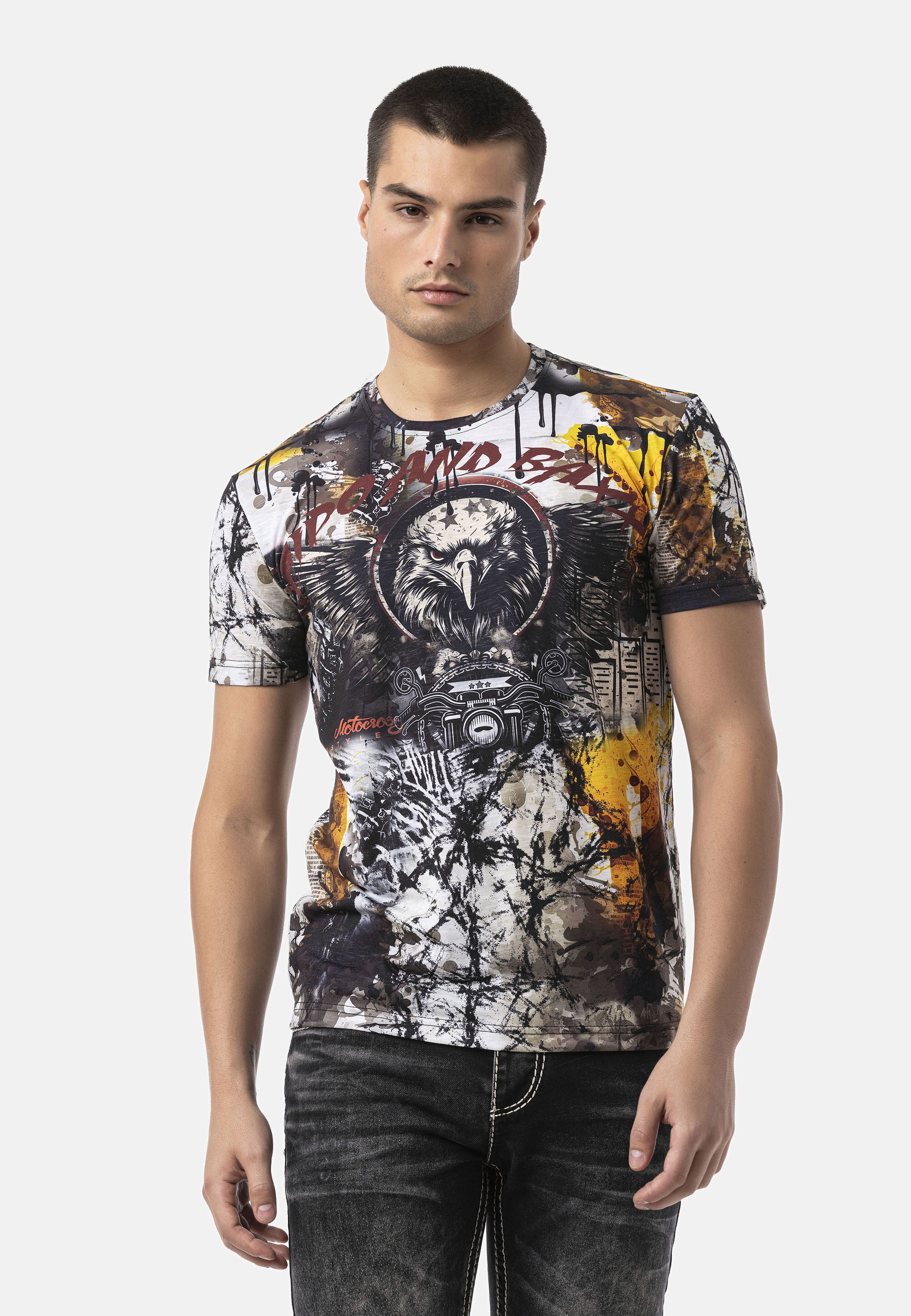 Cipo & Baxx T-Shirt »CT822« in Regular Fit