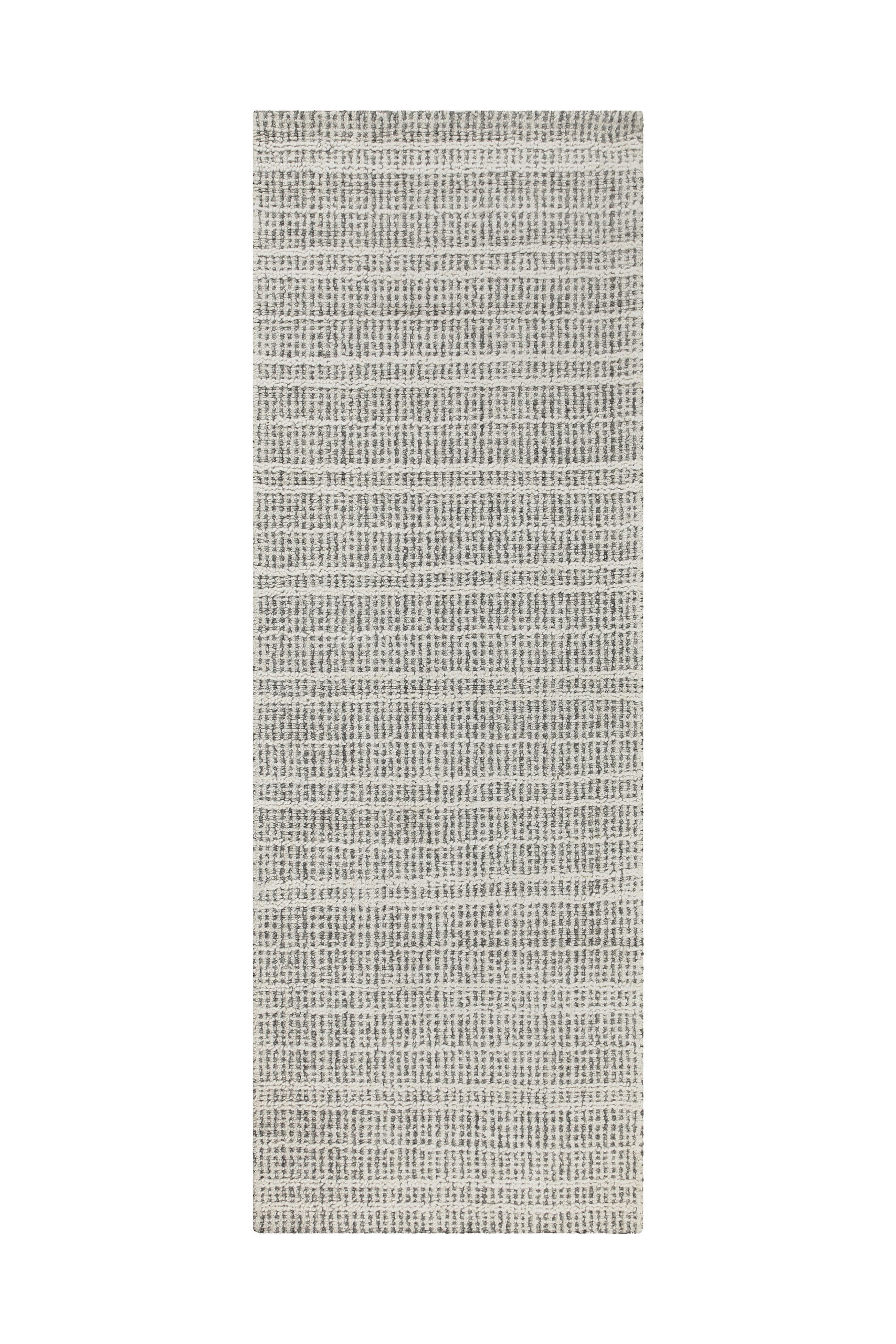 Wecon home Wollteppich »Hamptons FORTYFIVE«, rechteckig, 15 mm Höhe, Läufer, Schurwolle, Kurzflor, Wohn- & Schlafzimmer, elegant, Streifen