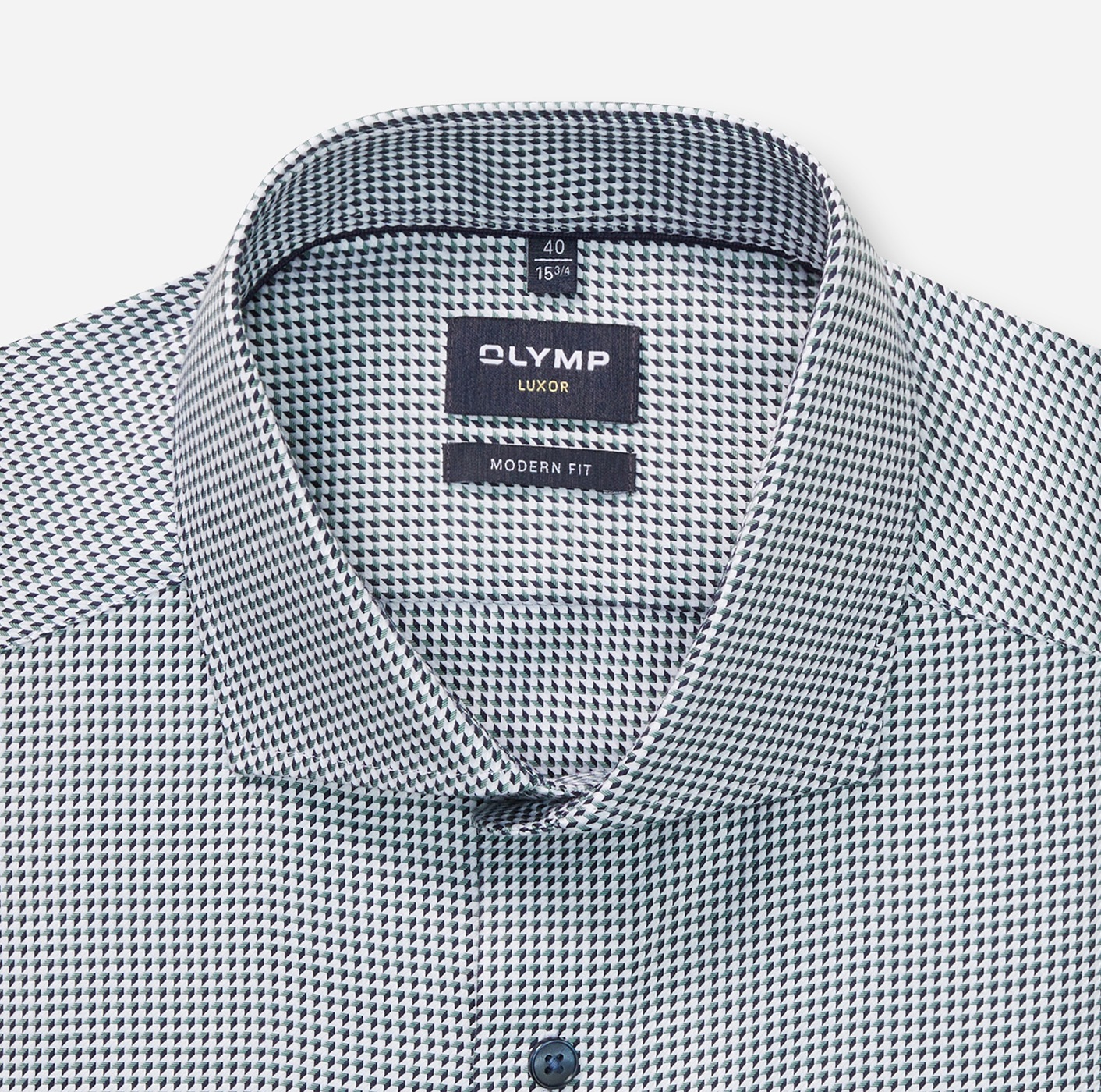 OLYMP Businesshemd »Luxor«, mit Muster, Modern Fit, Royla-Kentkragen