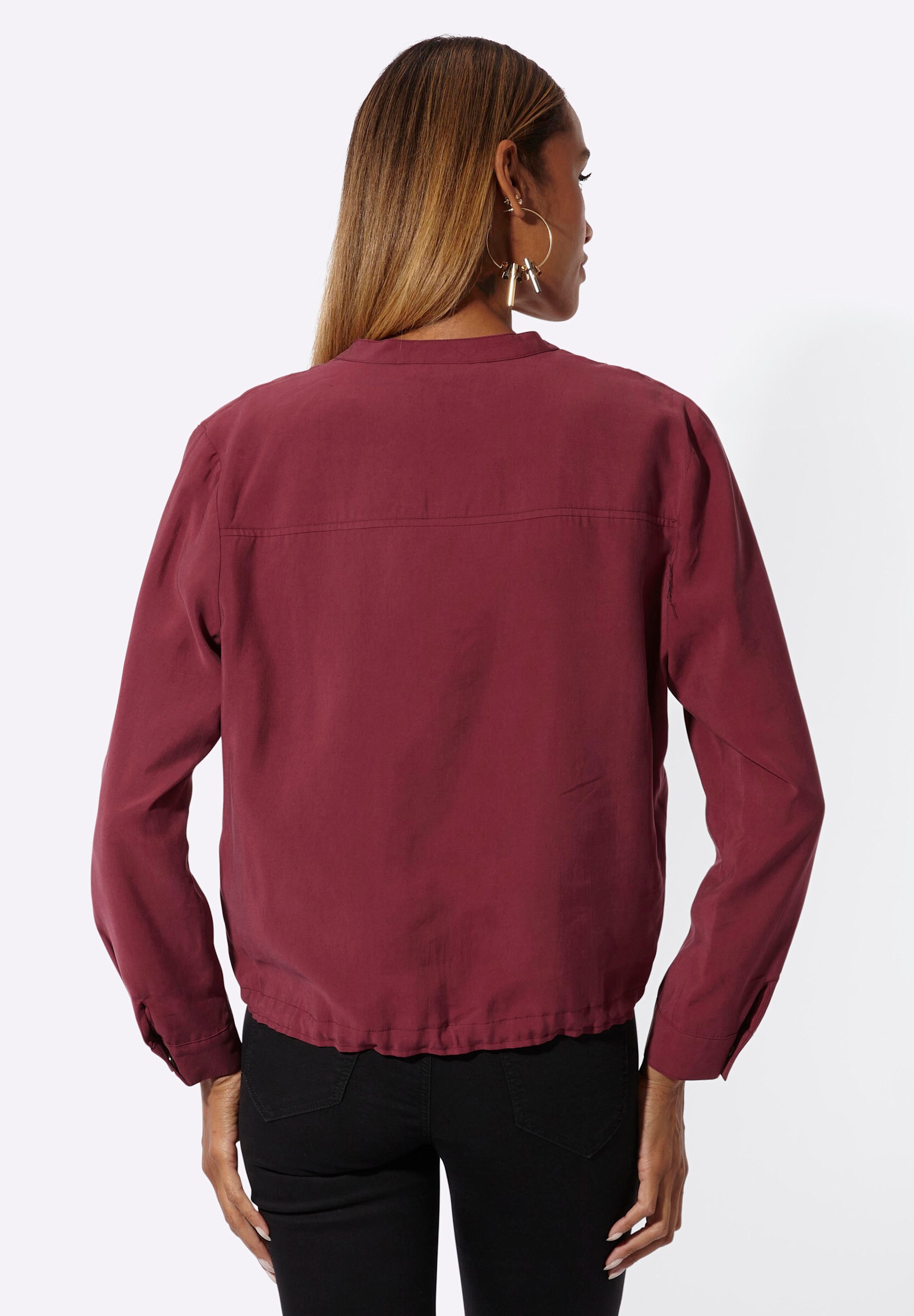 creation L Blusenblazer »Modal-Blouson Blouson mit Tunnelzug«