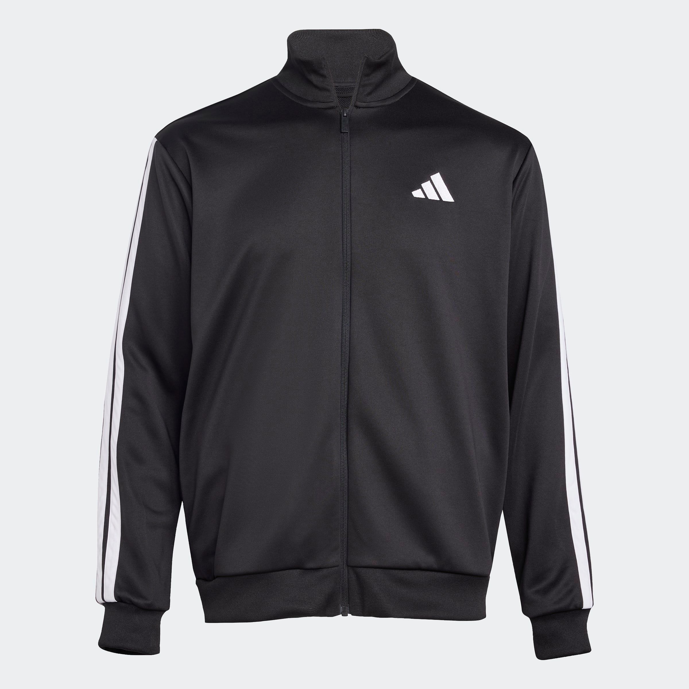 adidas Sportswear »M 3S FT TT TS« 2 tlg. zweiteiliges Set, aus French-Terry-Material, mit Rippdetails