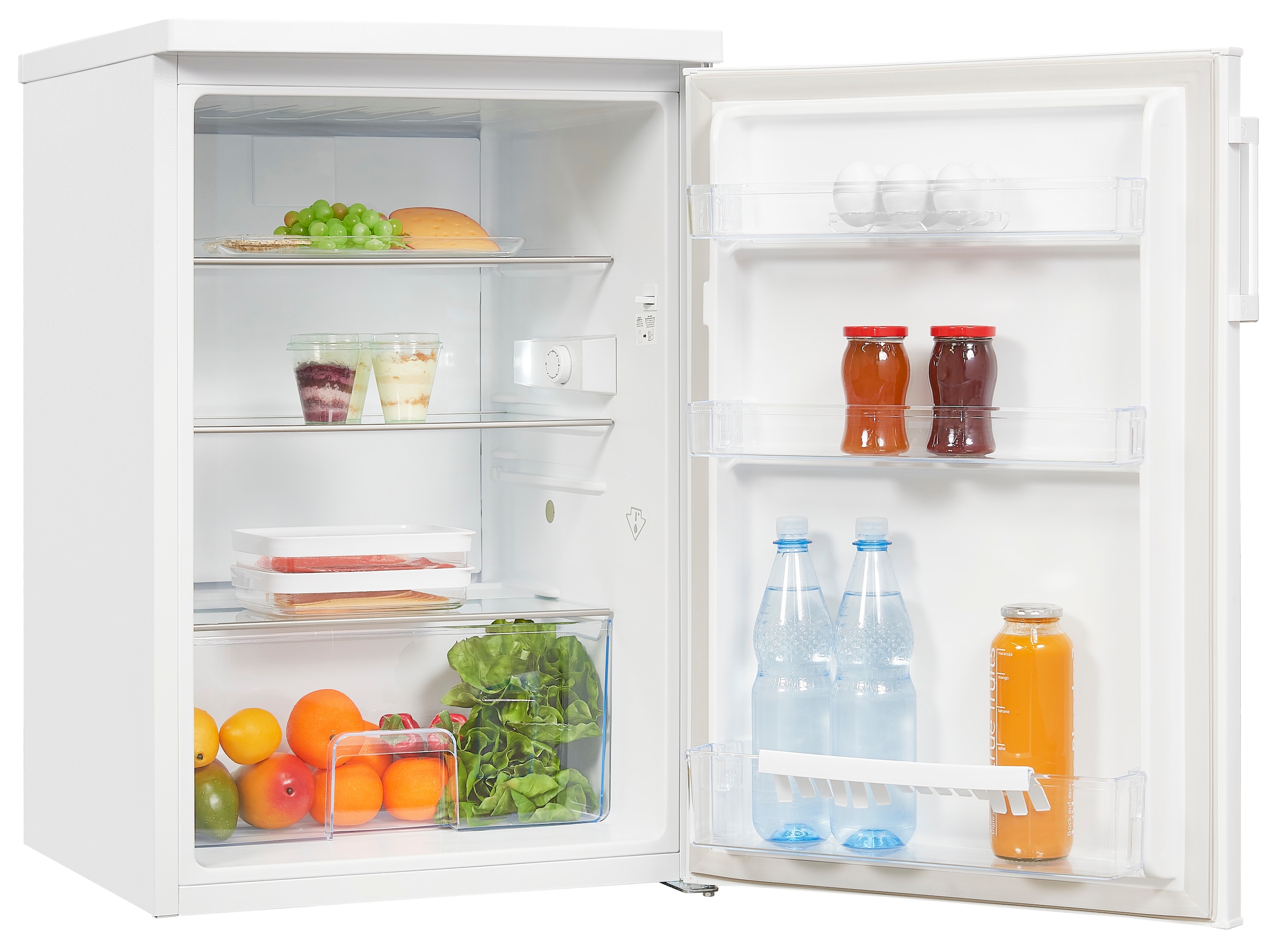 exquisit Vollraumkühlschrank »KS16-V-H-010E weiss«, 133 L Volumen