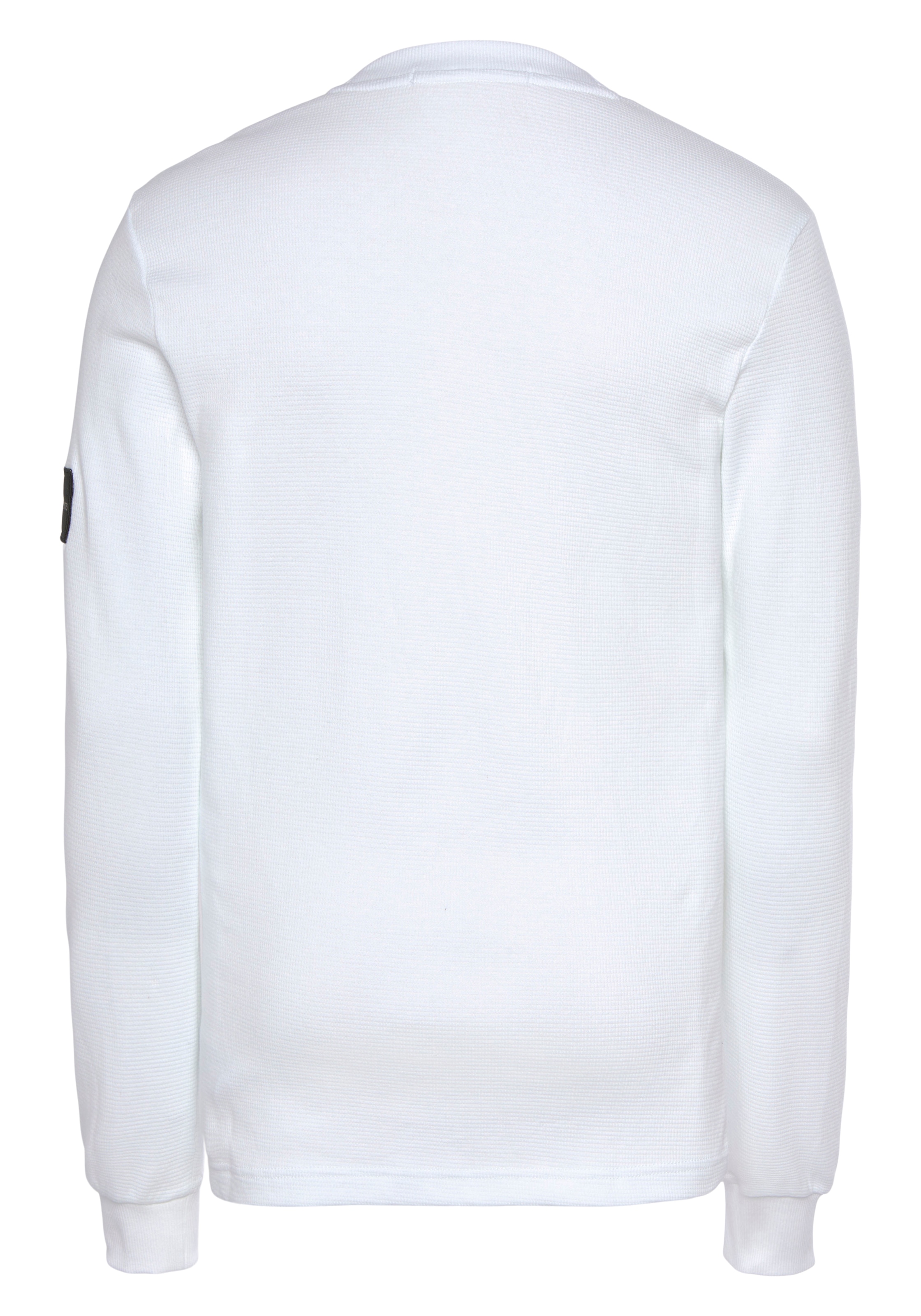 Calvin Klein Jeans Langarmshirt »BADGE WAFFLE LS TEE«, mit Logopatch