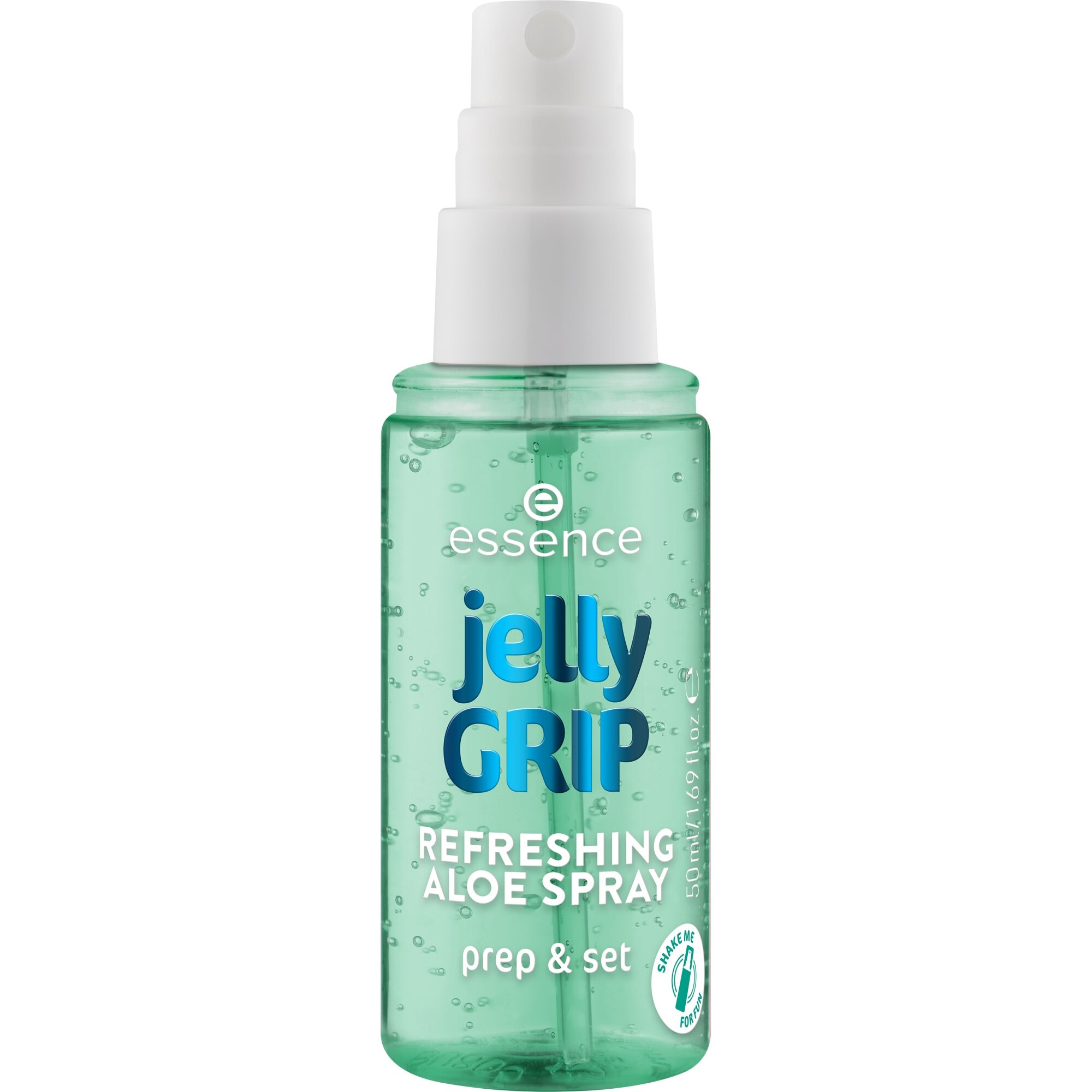 Essence Fixierspray »Jelly GRIP REFRESHING ALOE SPRAY« 3-tlg., Gel-to-Mist-Formel, erfrischend, feuchtigkeitsspendend