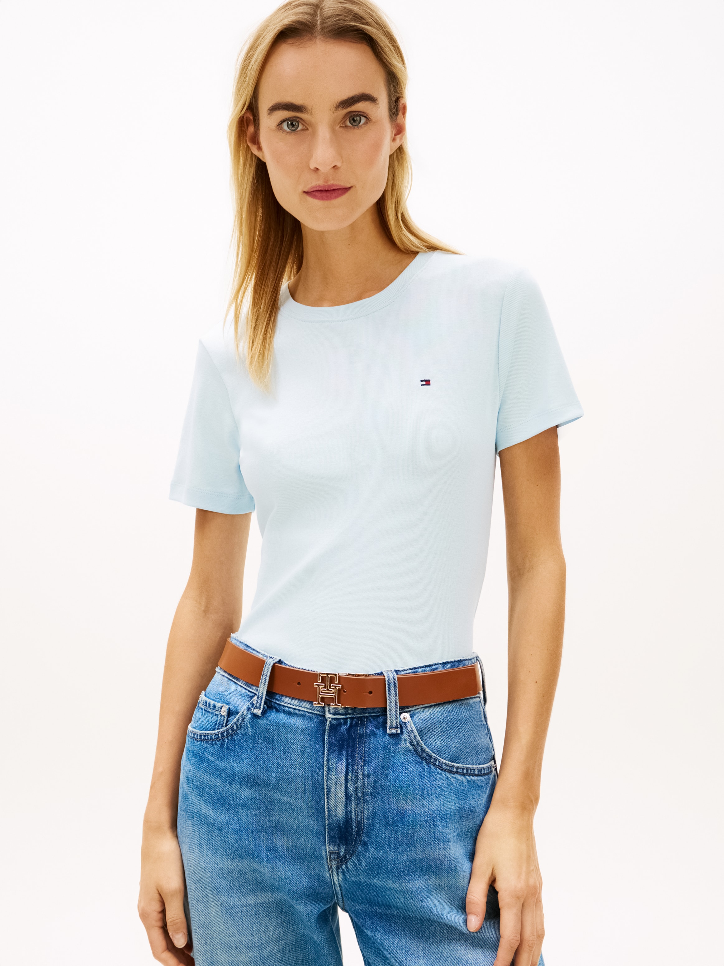 Tommy Hilfiger T-Shirt »SLIM CODY C-NK« Baumwolle, slim fit