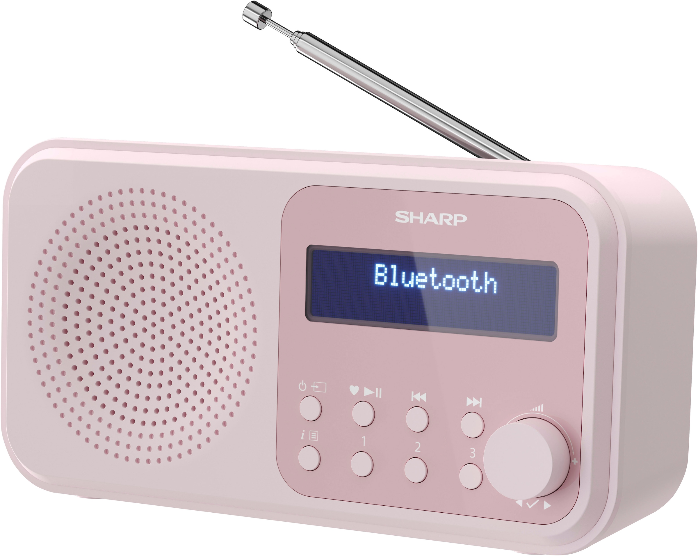 Sharp Radio »DR-P420«, (Bluetooth-A2DP Bluetooth-AVRCP Bluetooth Digitalradio (DAB+)-FM-Tuner mit RDS 2 W)