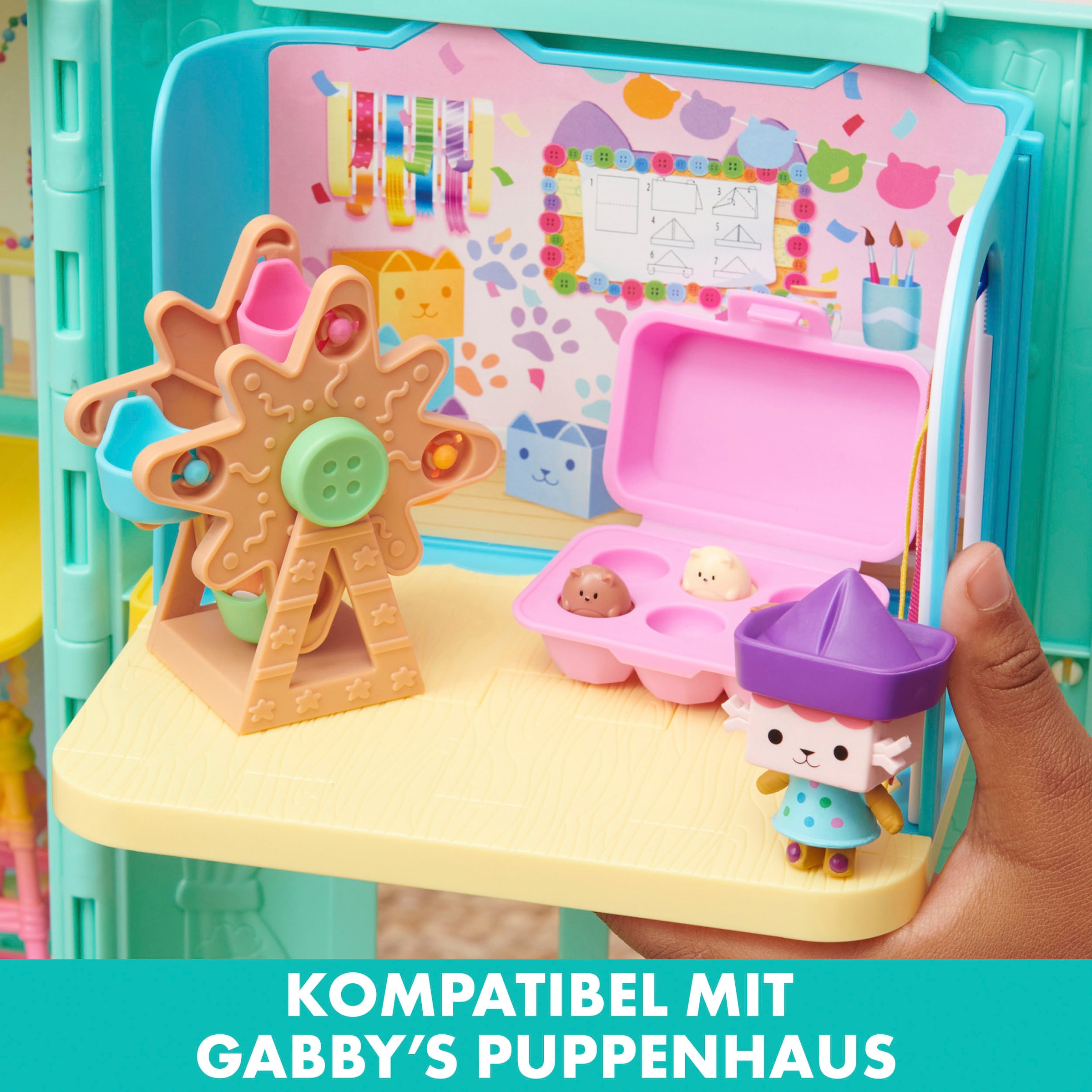 Spin Master Spielwelt »Gabby's Dollhouse – Deluxe Room – Baby Box' Bastelzimmer«