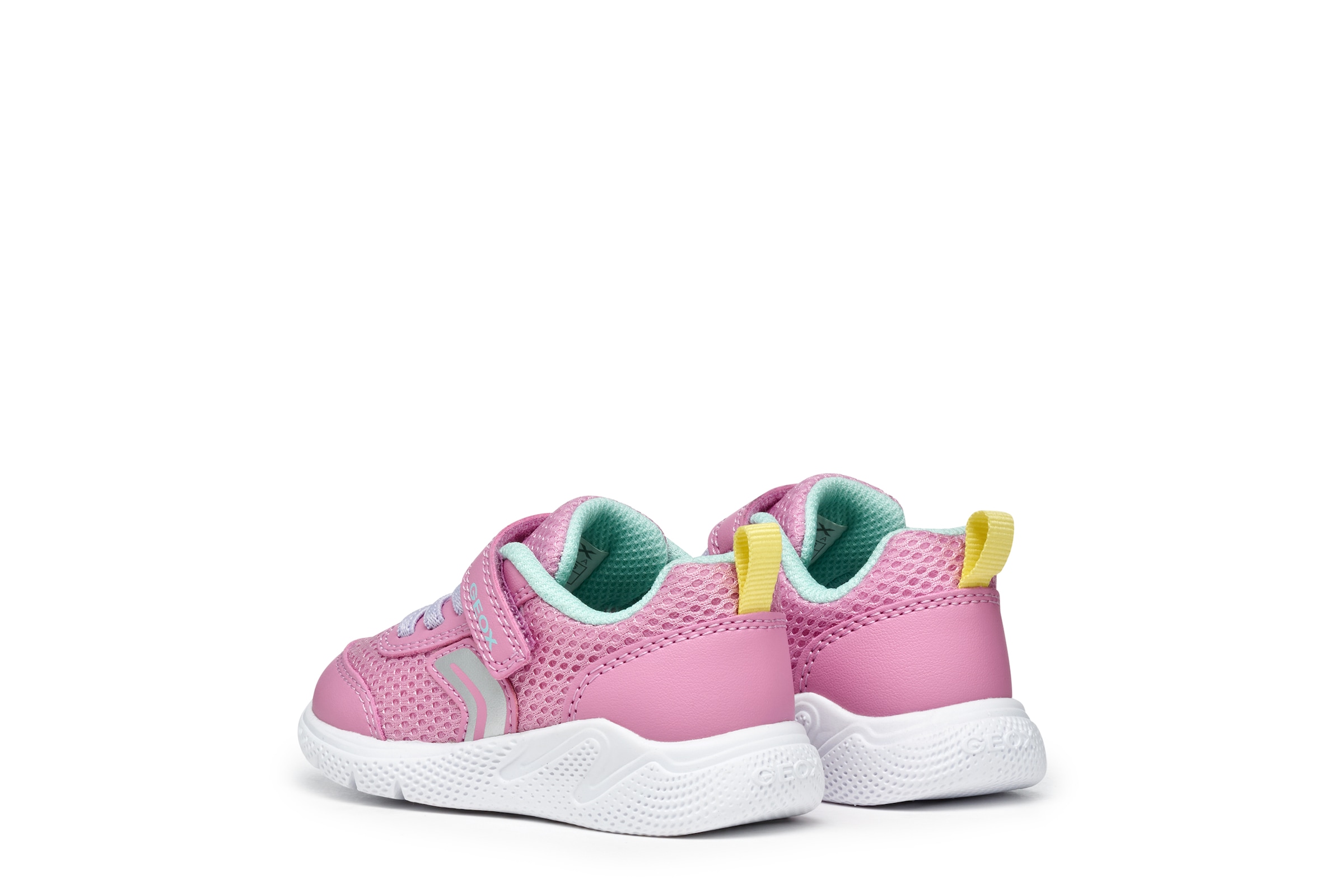 Geox Lauflernschuh »B SPRINTYE GIRL«  Babyschuh mit elastischen Schnürsenkeln, Größenschablone zum Download