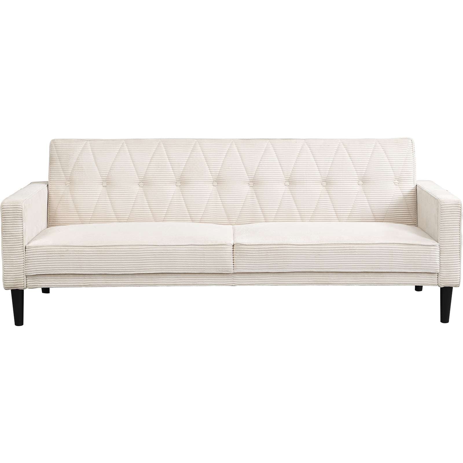 Dorel Home 3-Sitzer »Avon«, Schlafsofa 213cm, Bettfunktion (110/190cm), trendiger Cord o. Webstoff
